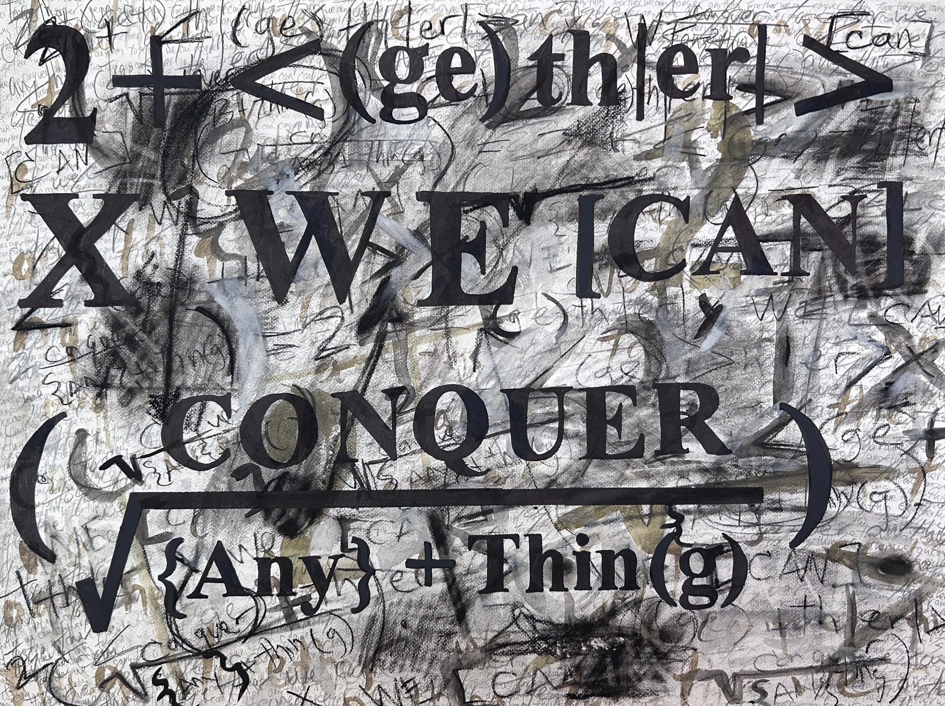 Together We Can Conquer Anything Sacrifice Series, 2023 - Mixed Media Art by Gabriel Delgado