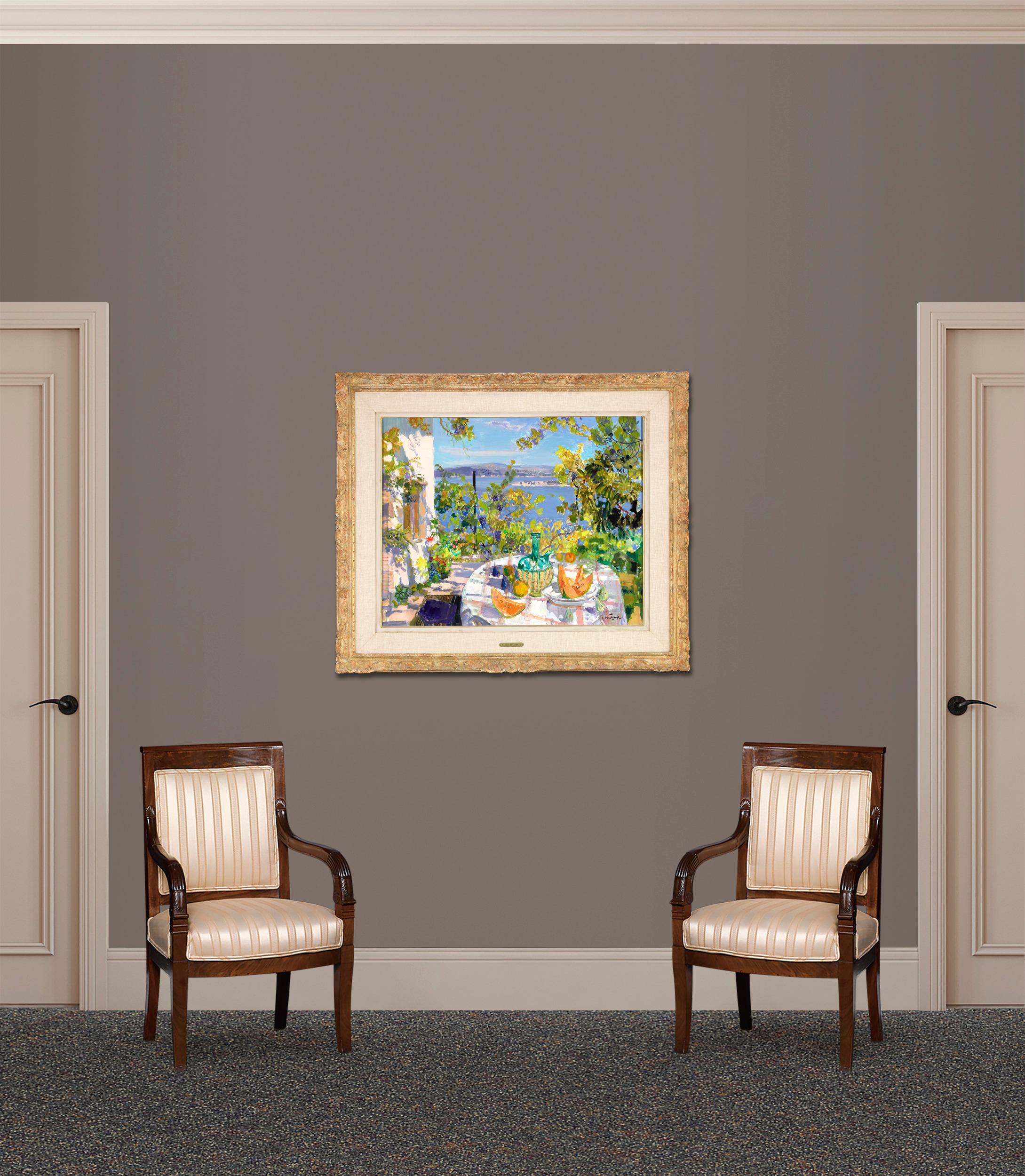 Cote D'Azur - Modern Painting by Gabriel Deschamps