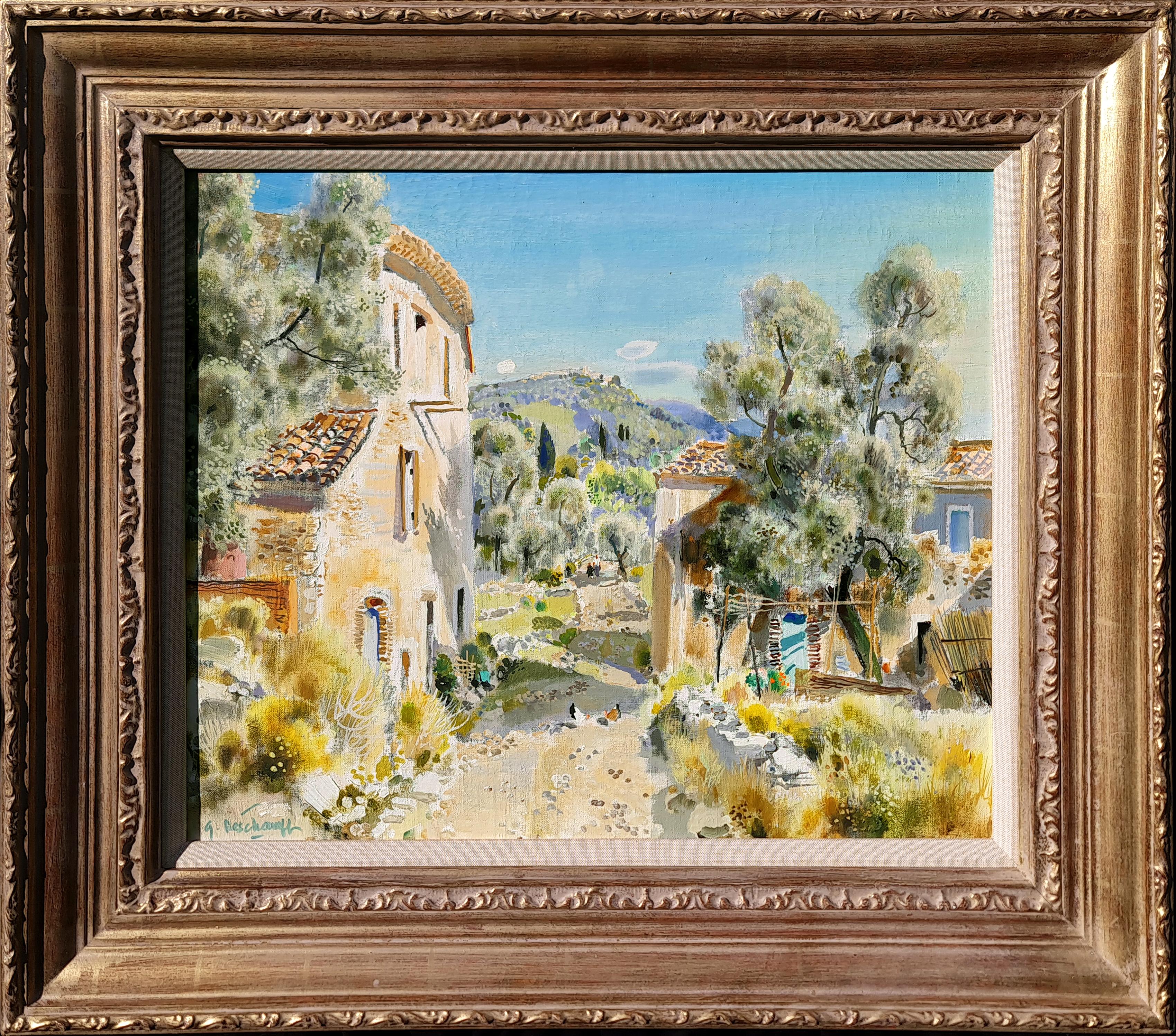 Landscape Painting Gabriel Deschamps - En Provence