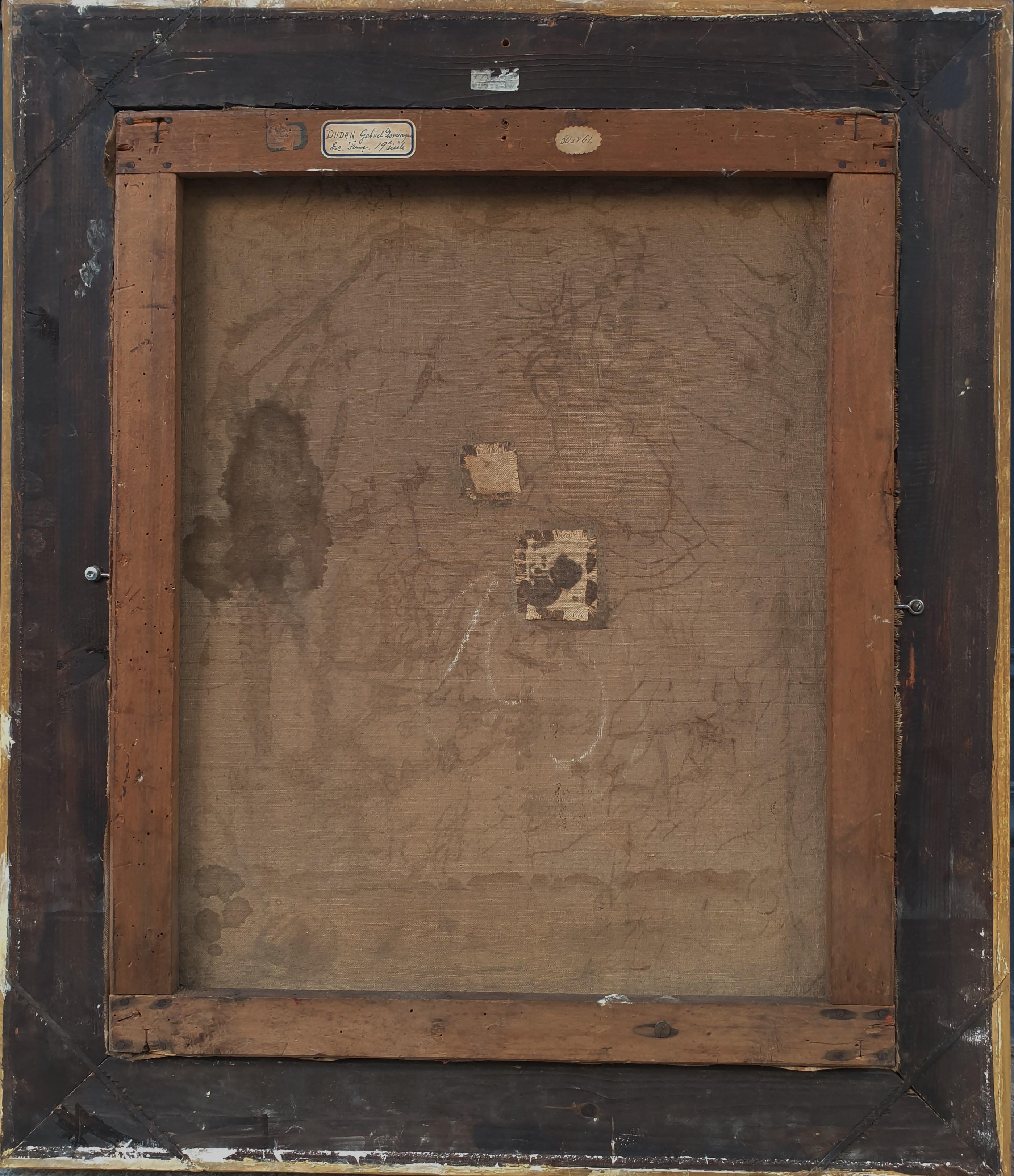 Blumengemälde Französisch Akademischer Realist Stilleben DUDAN Mitte 19. im Angebot 5