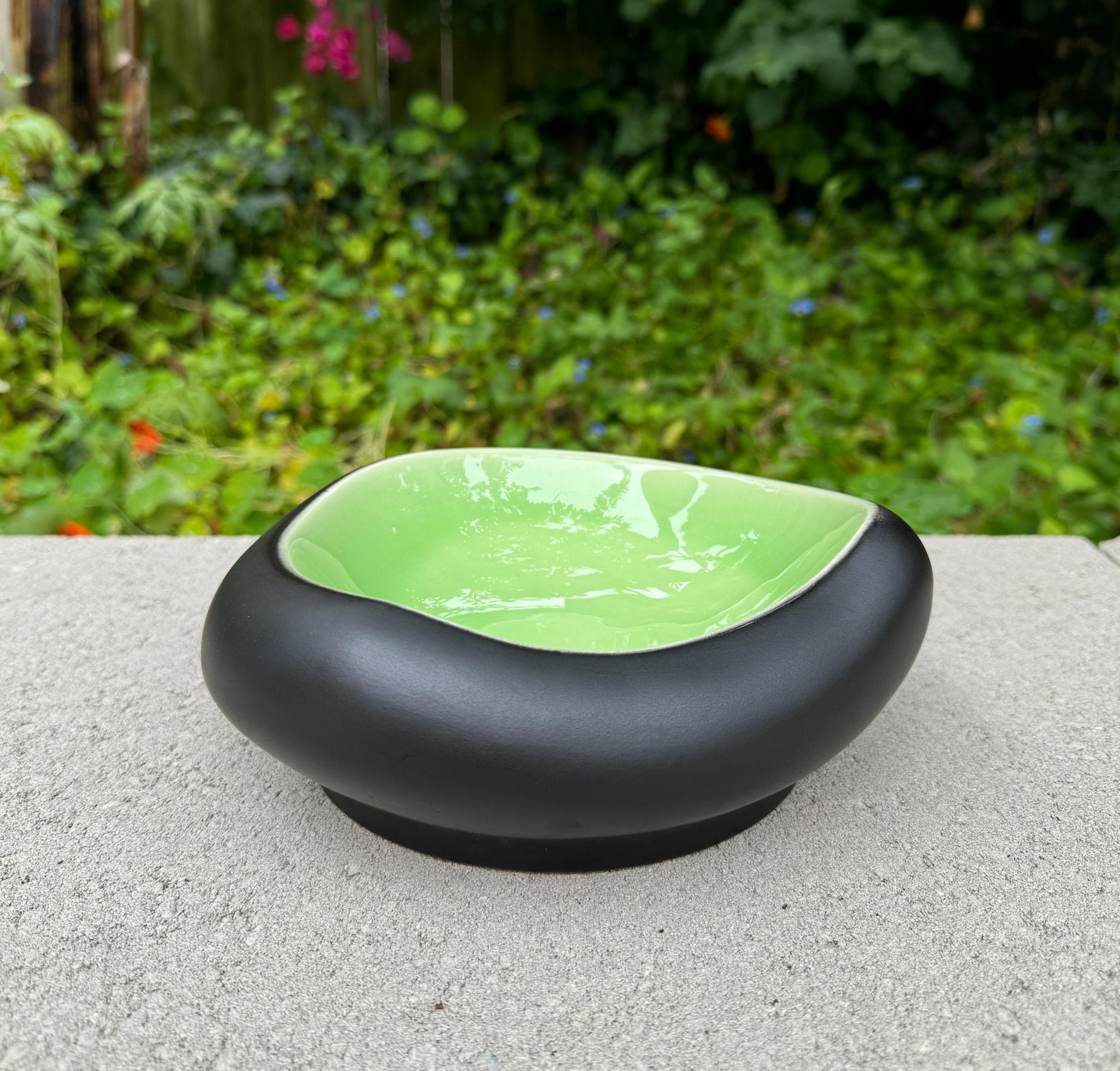 Gabriel Emile Fourmaintraux Ceramic Bowl, France, 1950's For Sale 8