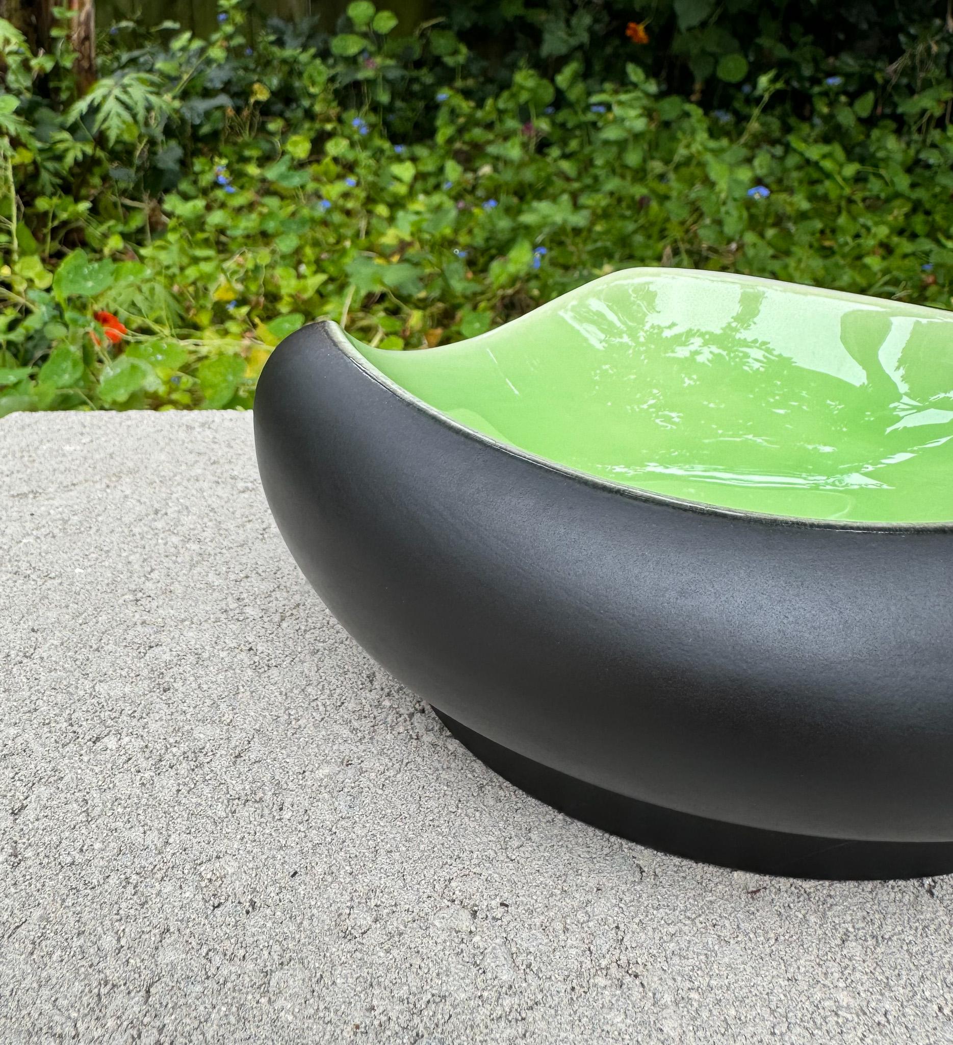 French Gabriel Emile Fourmaintraux Ceramic Bowl, France, 1950's For Sale