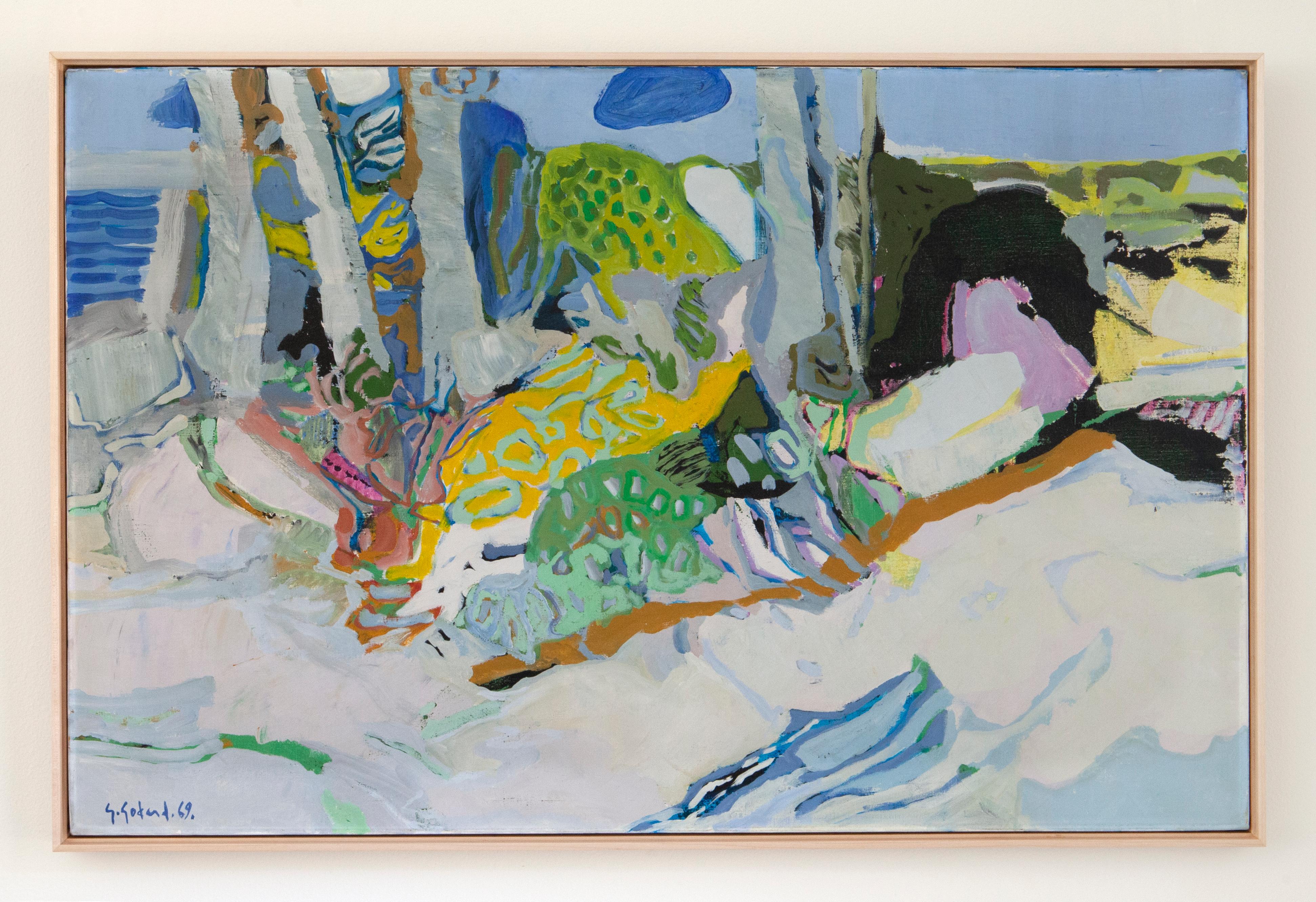 Gabriel Godard Landscape Painting - Bord de mer