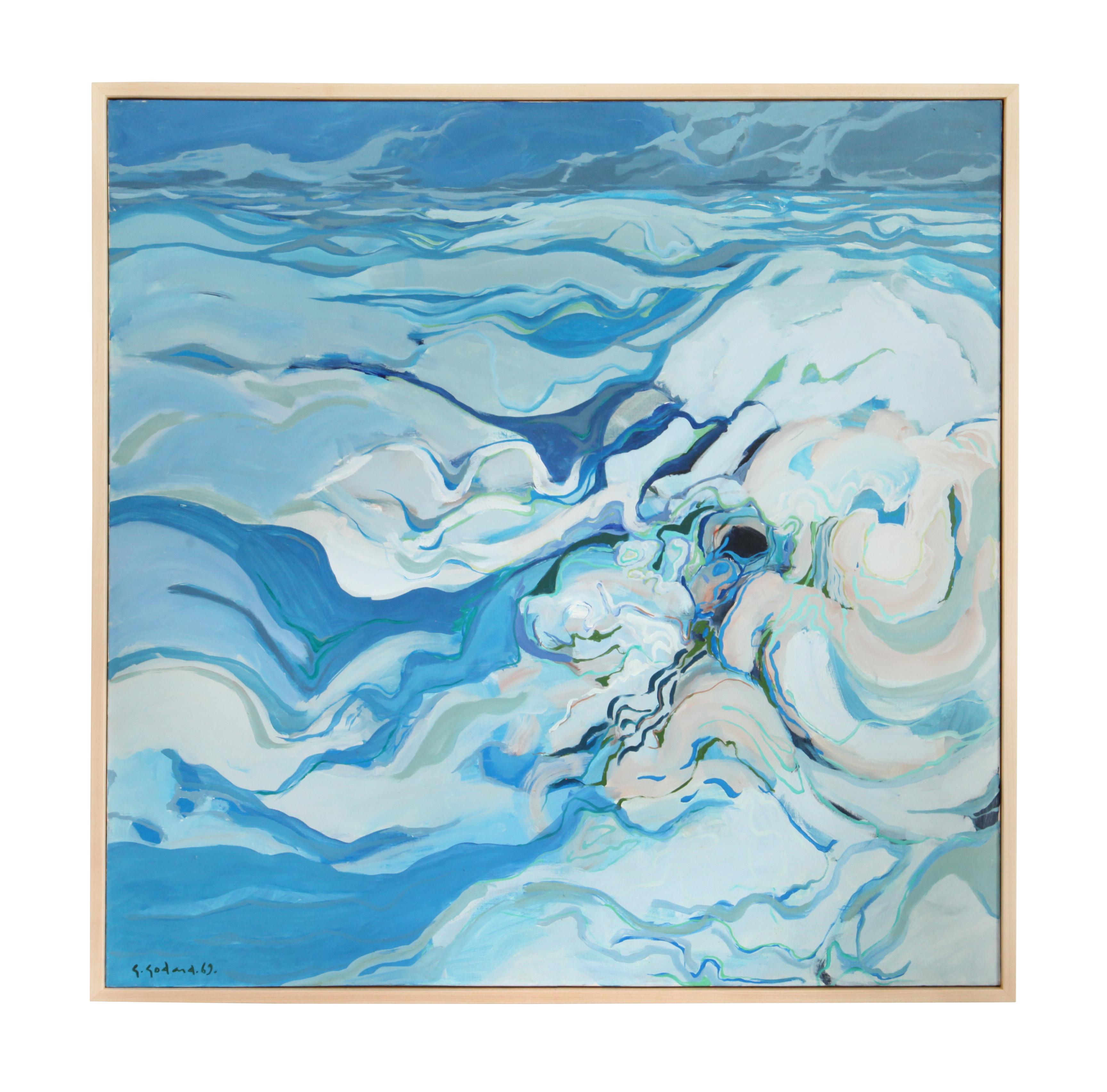 Gabriel Godard Abstract Painting – Kraft #6