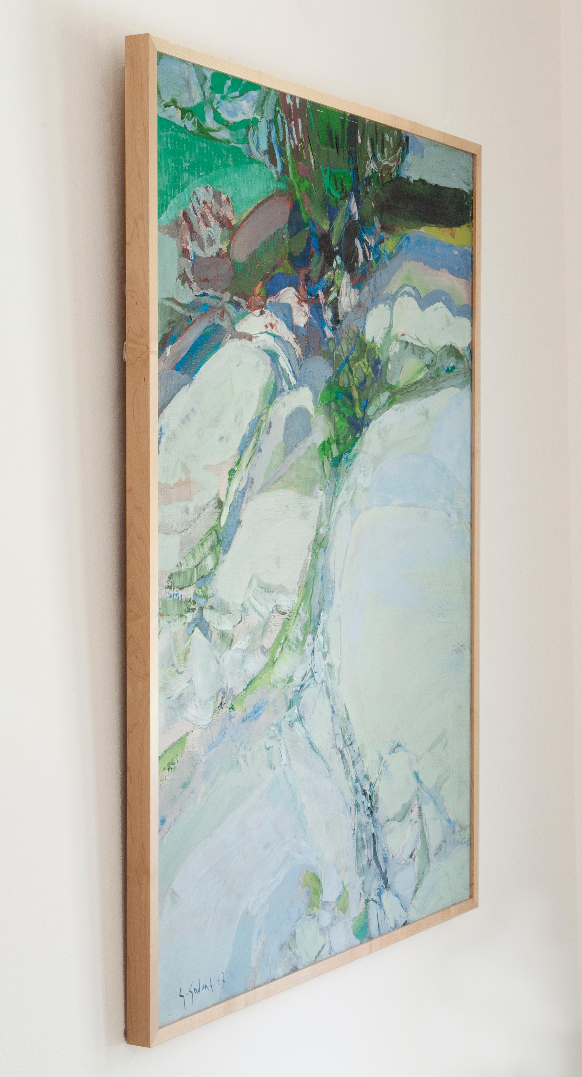 Paysage aux Rochers – Painting von Gabriel Godard