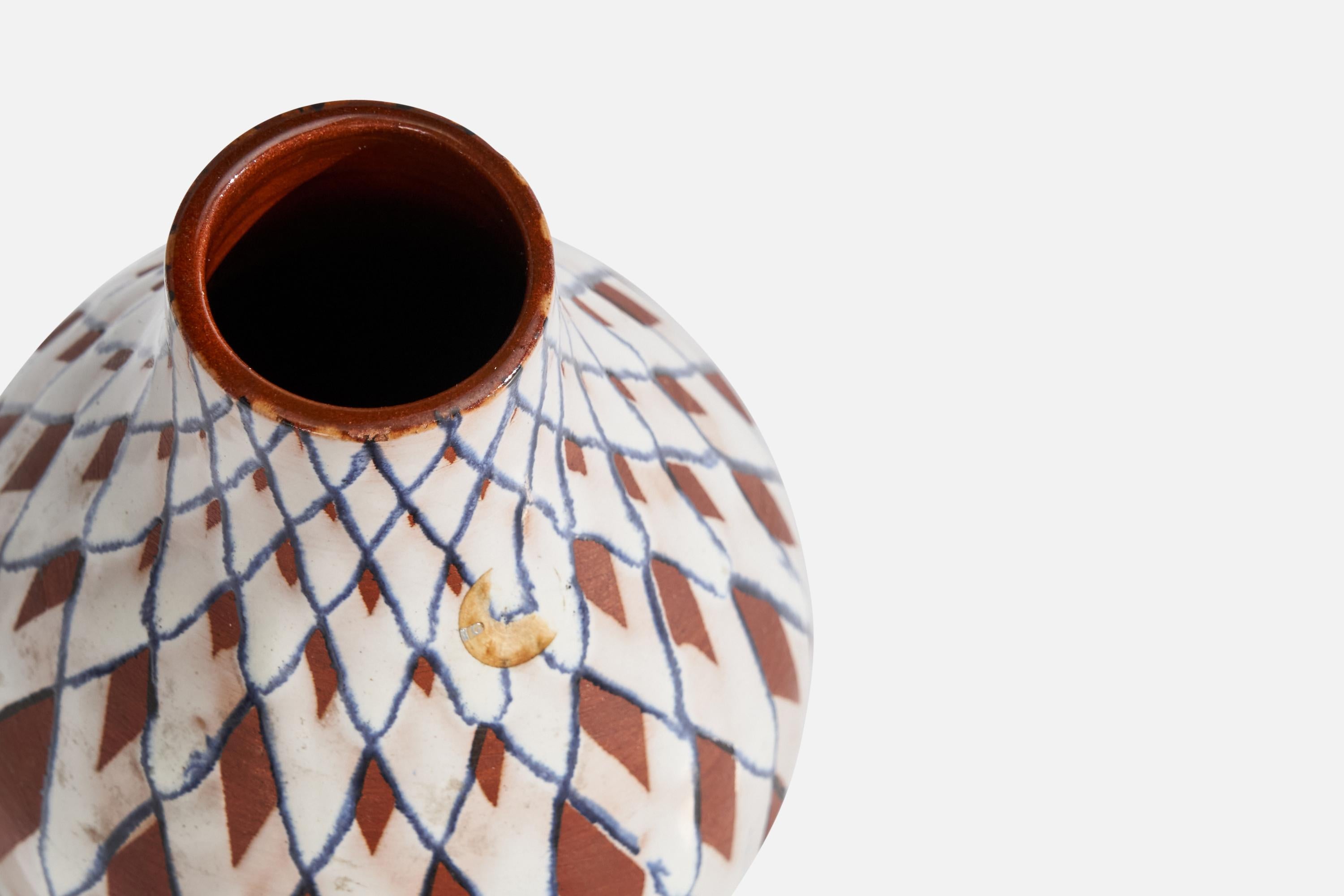 Svedese Gabriel Keramik, Vaso, Ceramica, Svezia, anni '40 in vendita