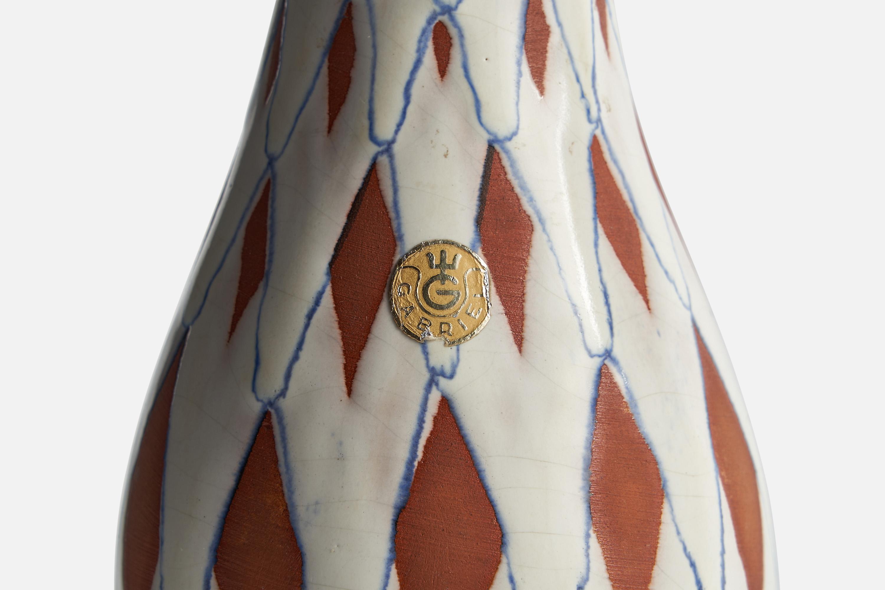 Gabriel Keramik, Vase, Ceramic, Sweden, 1940s For Sale 1