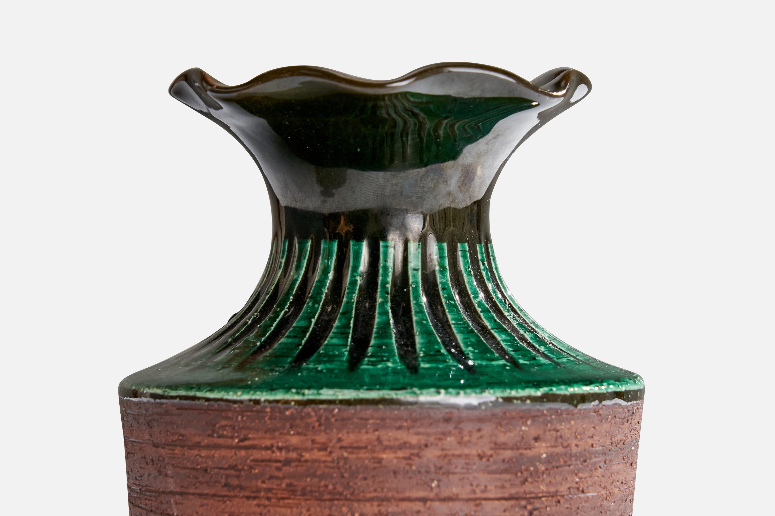 Gabriel Keramik, Vase, Earthenware, Sweden, 1950s For Sale 1
