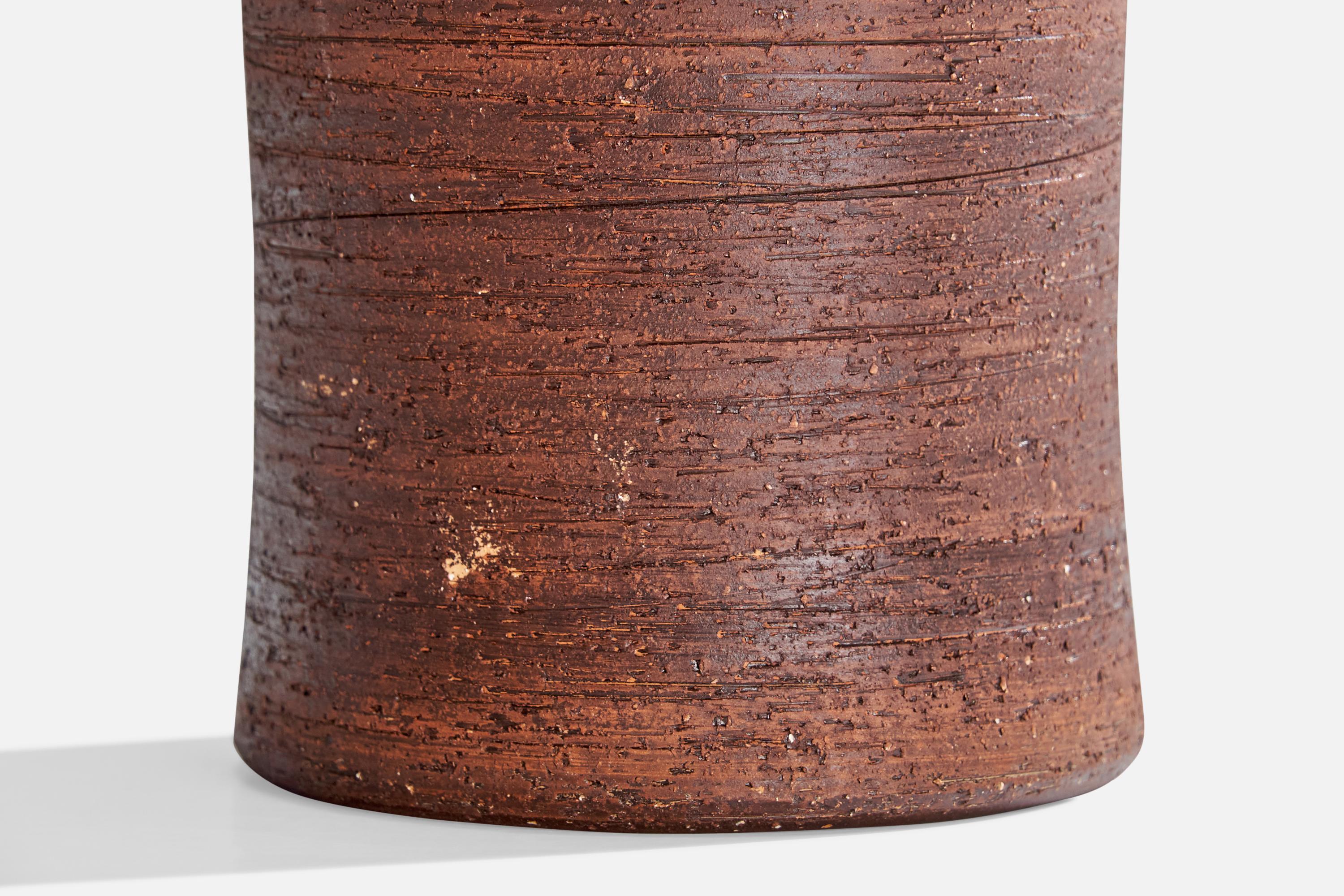 Gabriel Keramik, Vaso, Terracotta, Svezia, anni '1950 in vendita 1