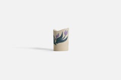 Gabriel Keramik, Vase, handbemaltes Steingut, Schweden, ca. 1940er Jahre