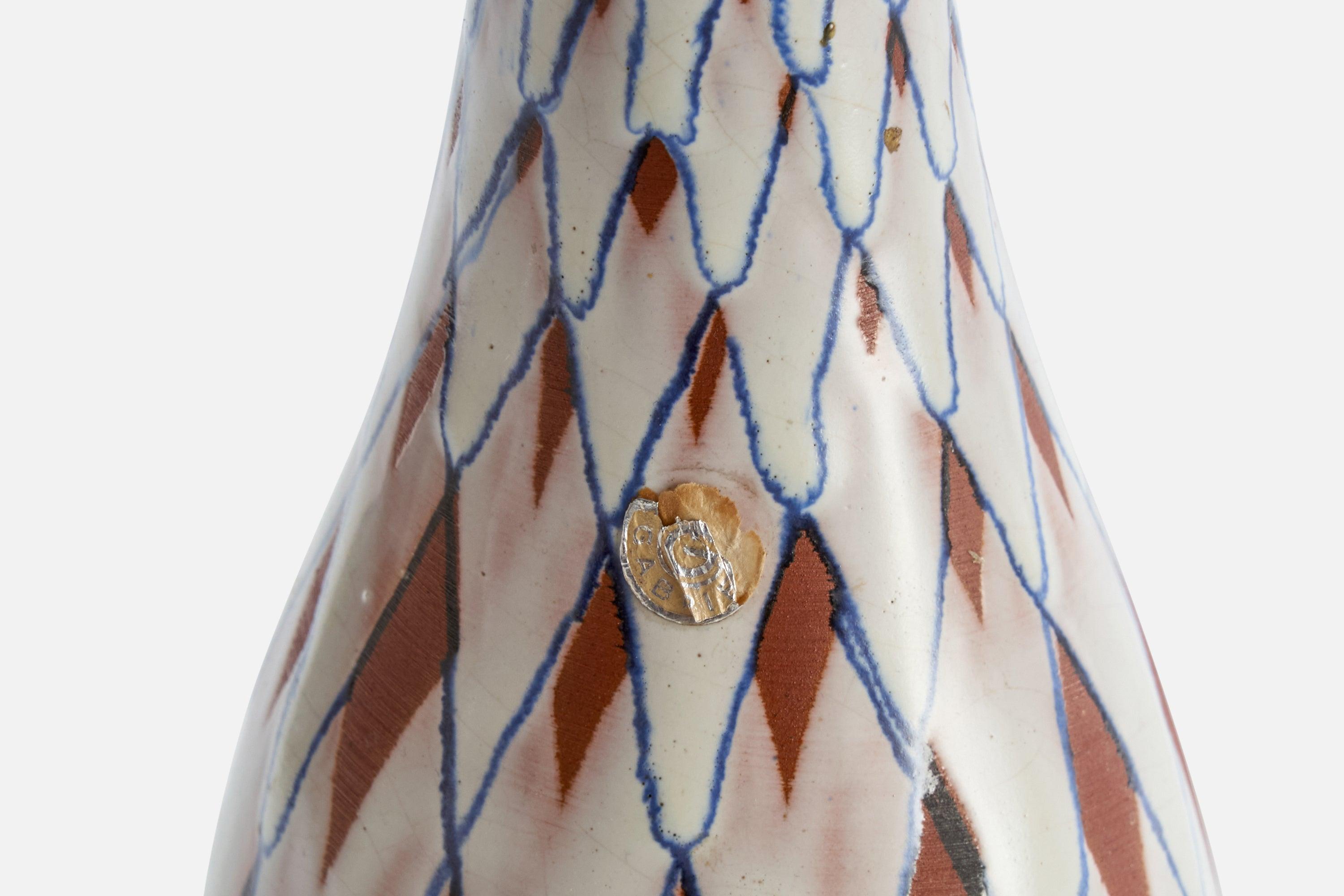 Scandinavo moderno Gabriel Keramik, Vasi, Ceramica, Svezia, anni '40 in vendita