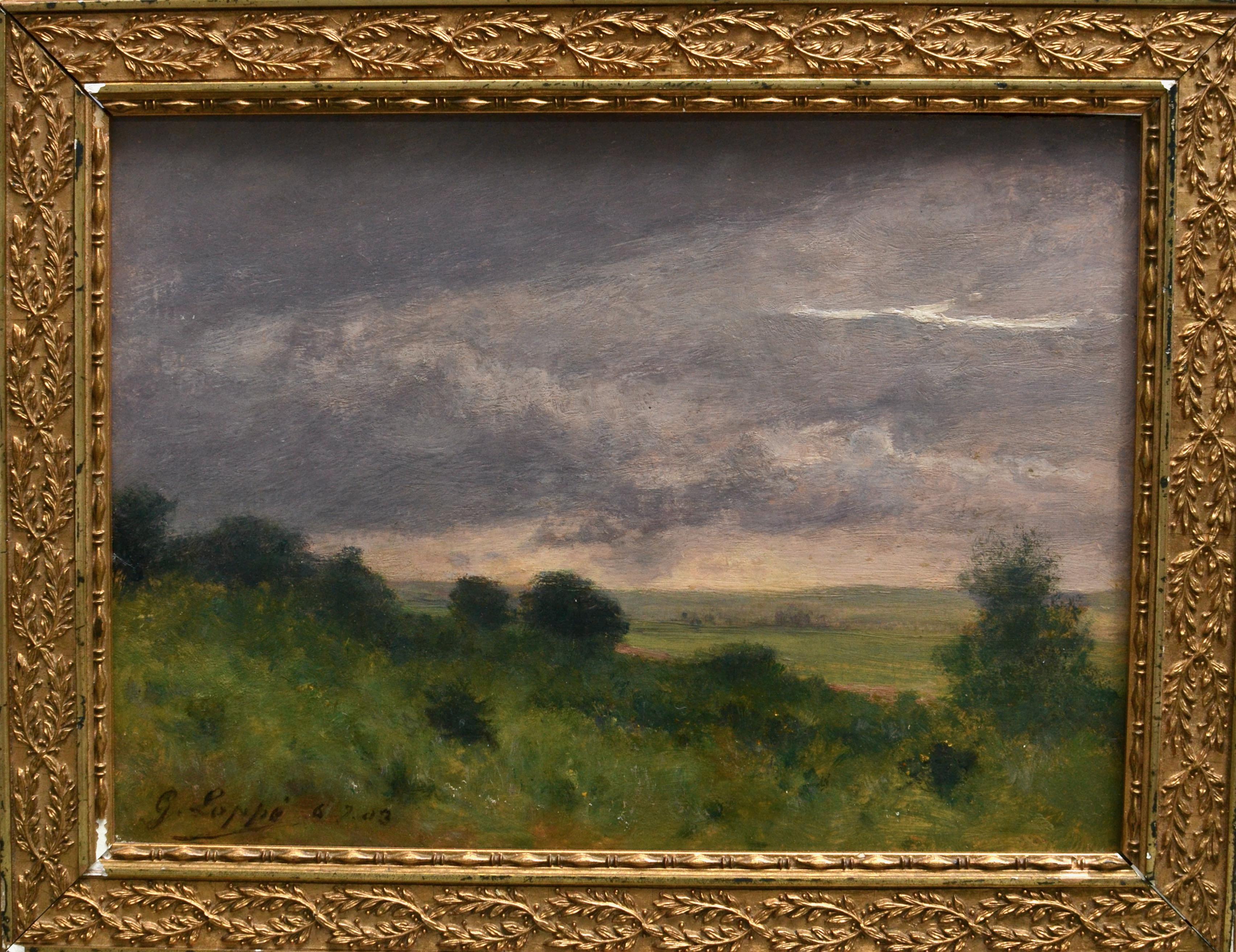 Harrogate  Paesaggio - Painting di Gabriel Loppé