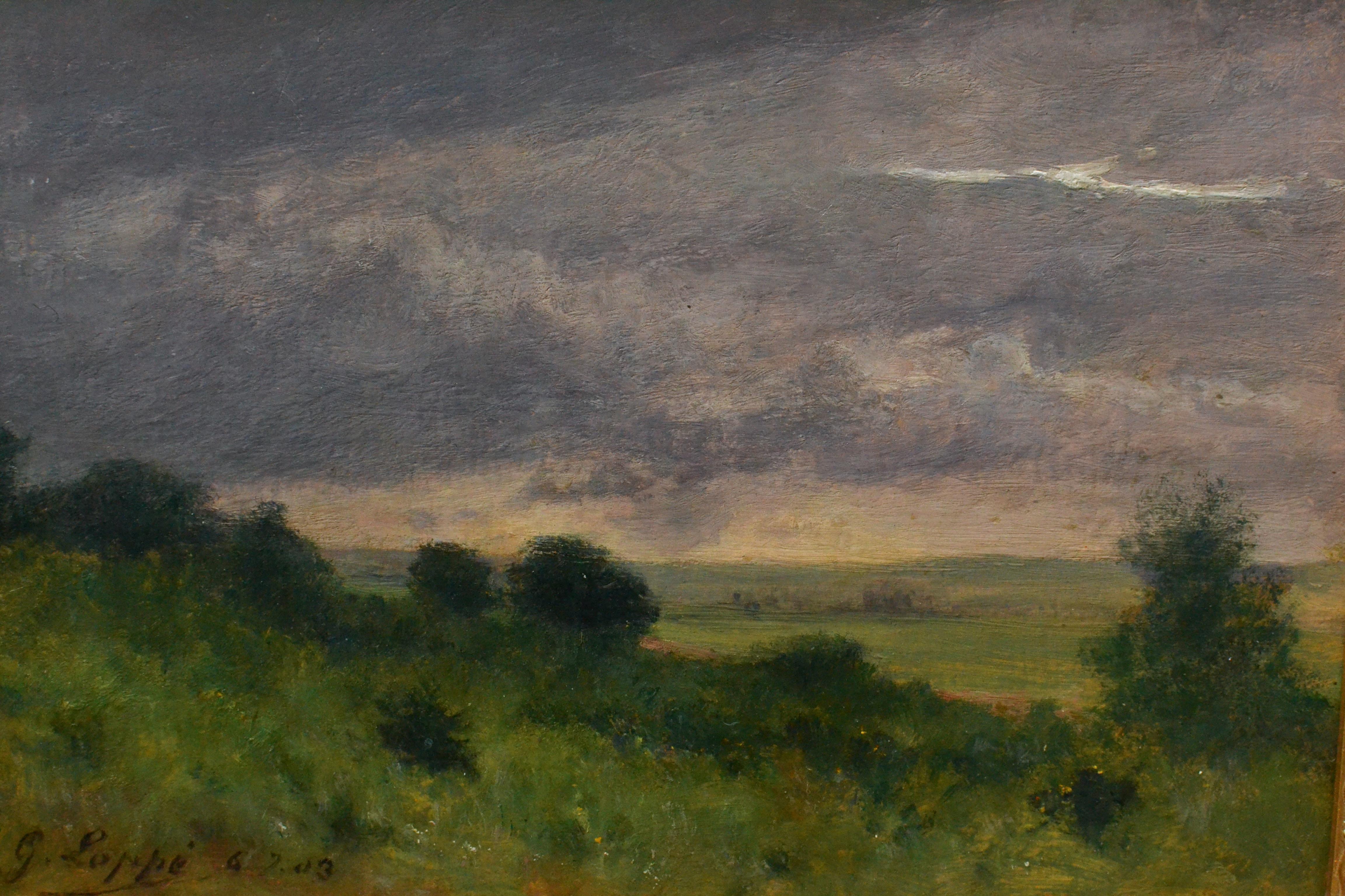 Harrogate  Paesaggio - Painting Impressionismo di Gabriel Loppé