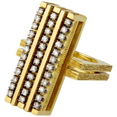 Gabriel Lucas Diamond and Gold Ring