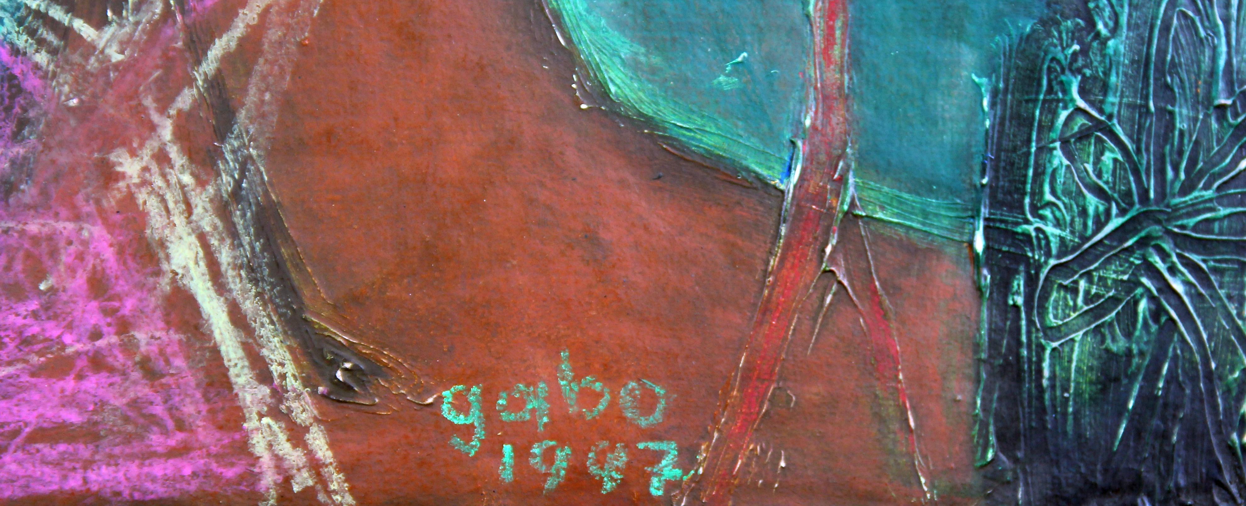 Sin Título (Senza Titolo) - Painting di Gabriel Mendoza