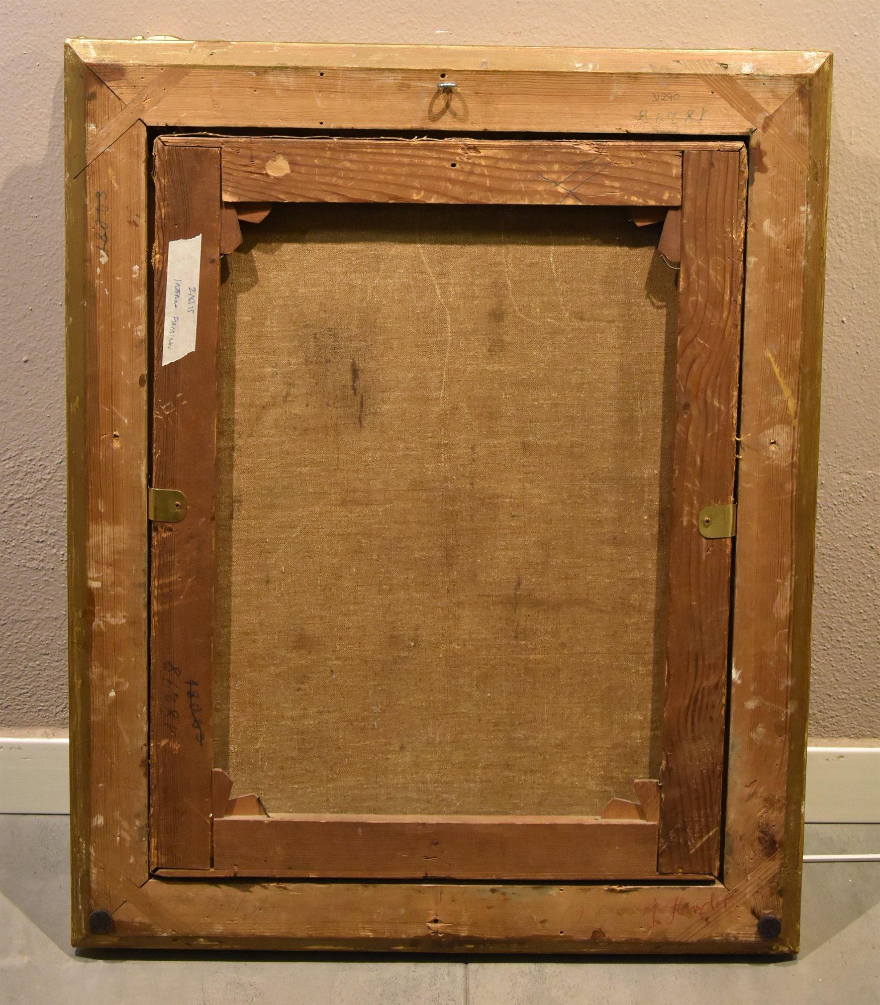 Joueur de luth Musique Metsu 18ème siècle Peinture Huile sur toile Ancien maître Art flamand en vente 9