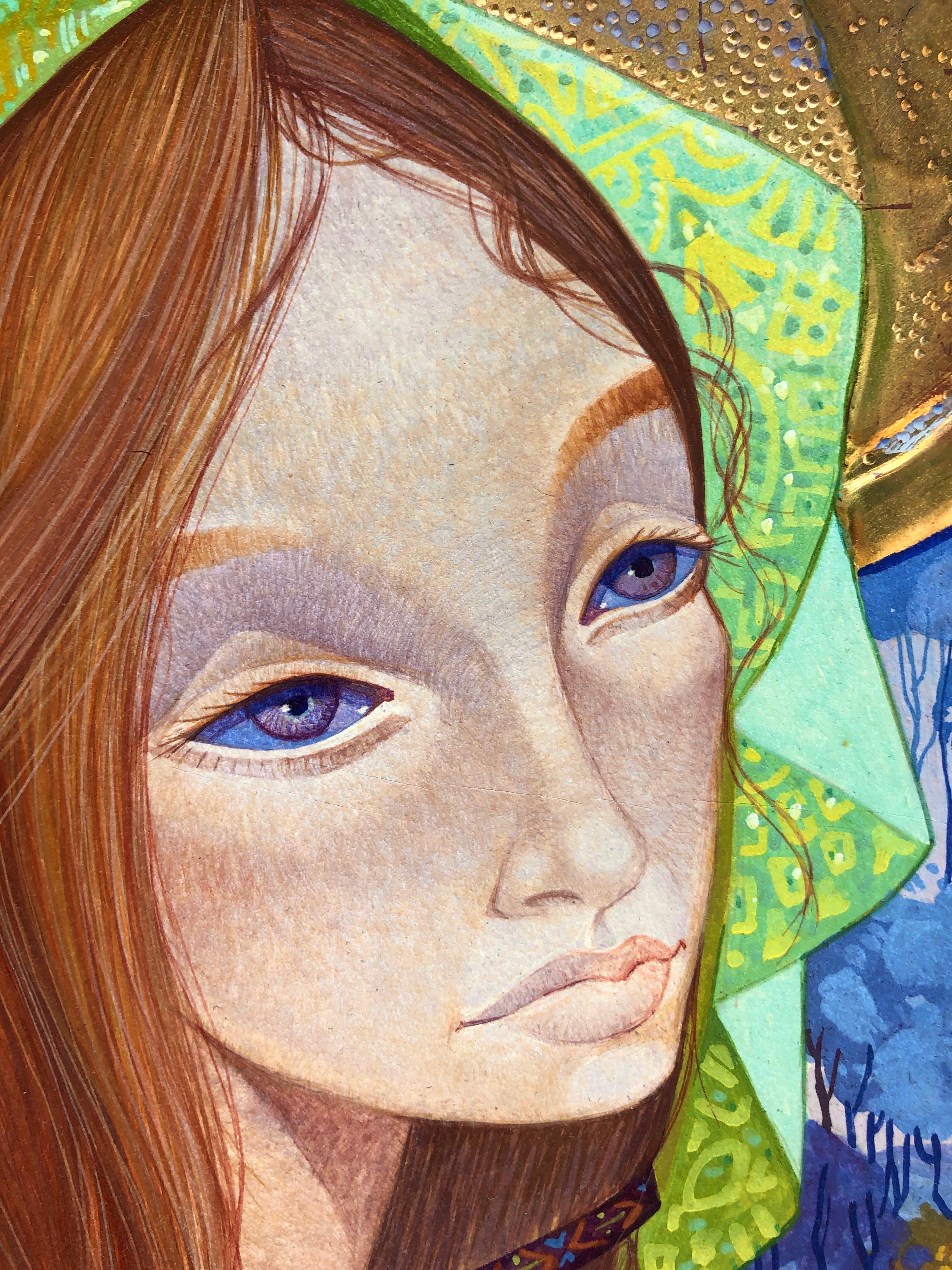 tempera on panel