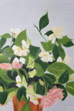 Bouquet de Printemps, Mixed Media, Contemporary Still Life