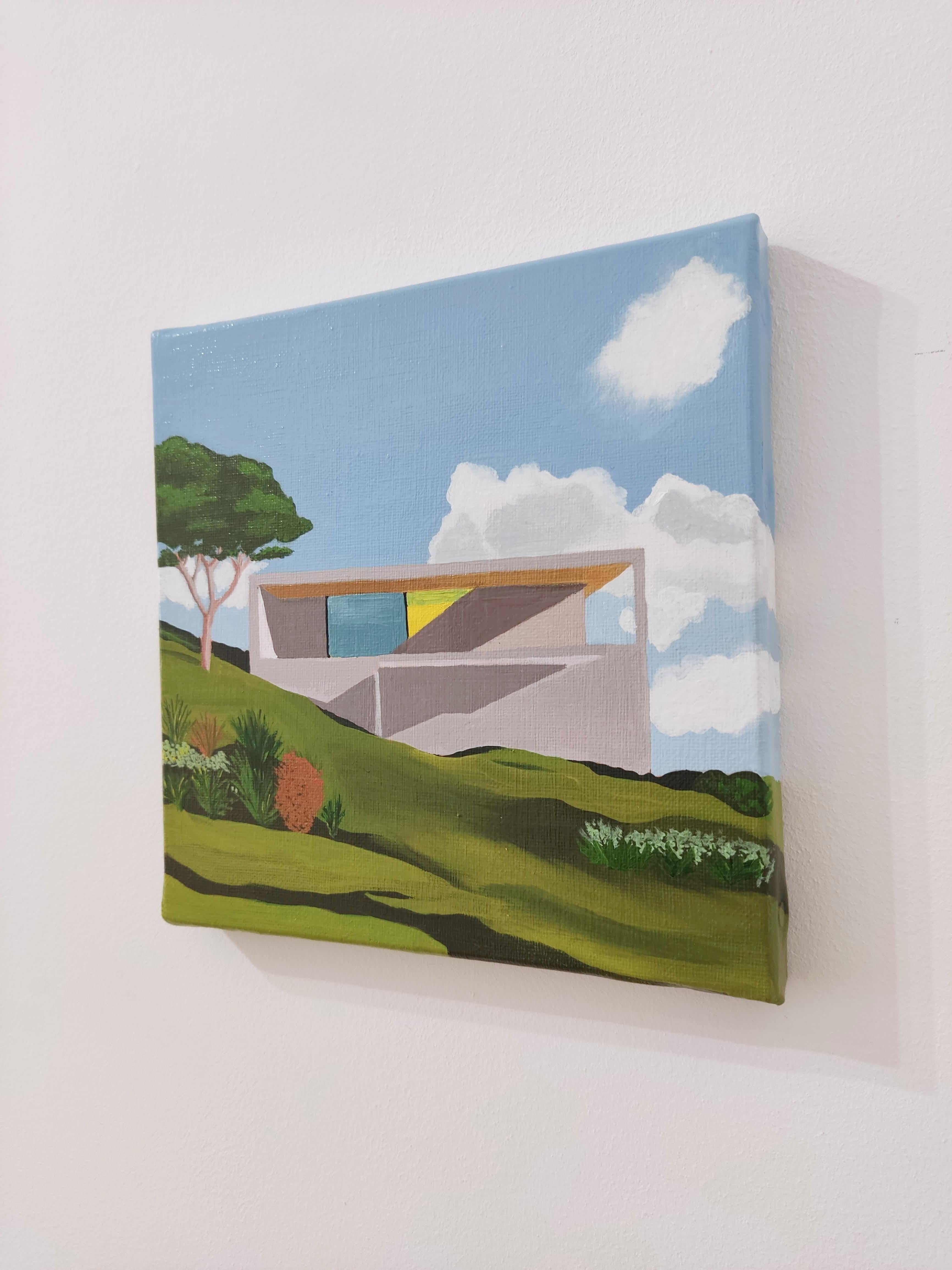 Título : A sa fenêtre (Título - FR)
Trabajo :  Pintura al óleo original, Obra de arte hecha a mano, Obra única.
Técnica : Óleo sobre lino
Artista : Gabriel Riesnert
Firma : La obra está firmada, titulada y fechada en el reverso. Se entregará con un