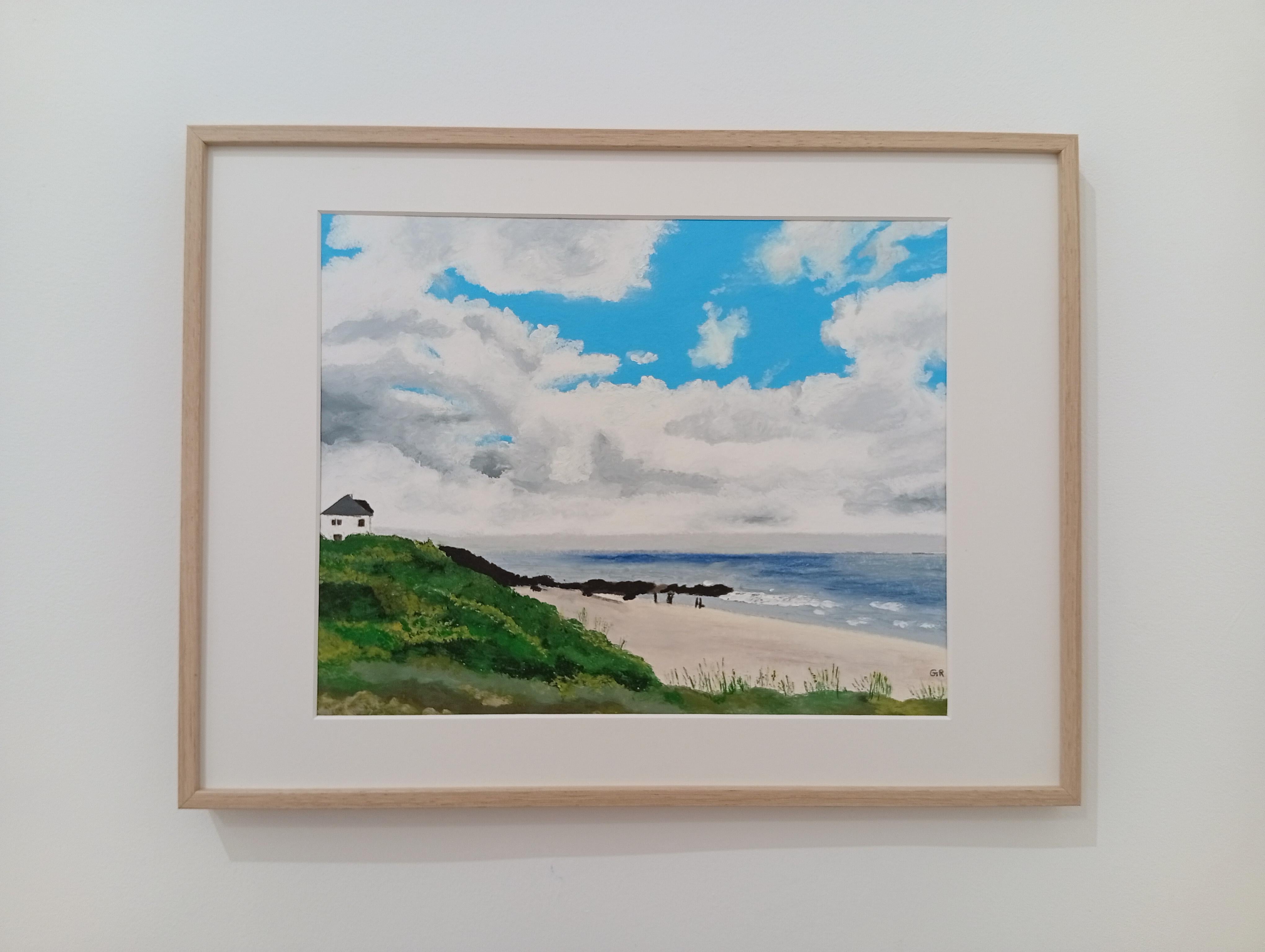 Subject : Pointe de Congrigoux (Title - FR) / Atlantic French Seascape
Work : Original & Handmade artwork, Unique Work.
Medium : Oil Painting and Oil Pastel on Hahnemühle Fine Art paper 300g (Acid Free). The work has been treated with UV-resistant