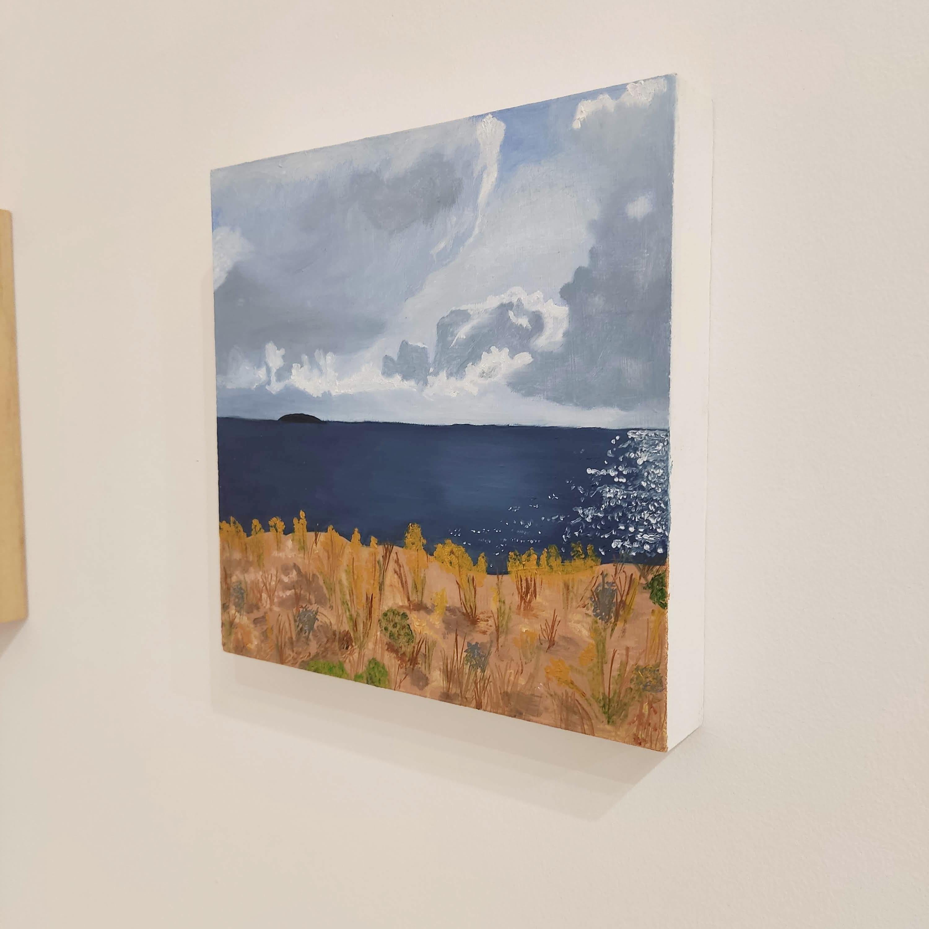 Ciel et Terre - Oil Painting, Landscape, Seaside For Sale 2