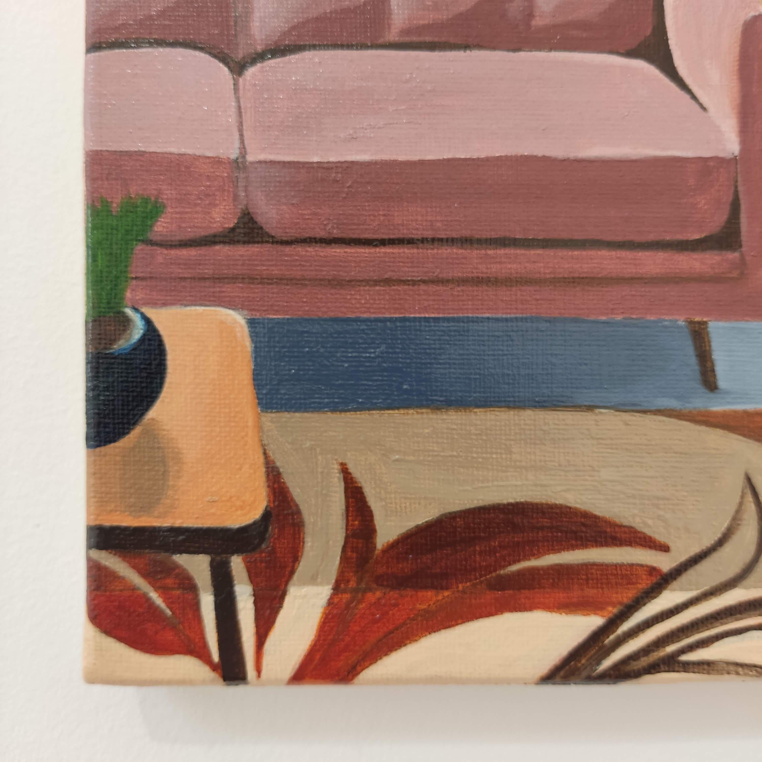 Work :  Original Oil Painting, Handmade artwork, Unique Work. Ready to hang
Medium : Oil painting on stretched Linen.
Artist : Gabriel Riesnert
Subject : Fenêtre sur lac - Variation IX (Title) from the series 