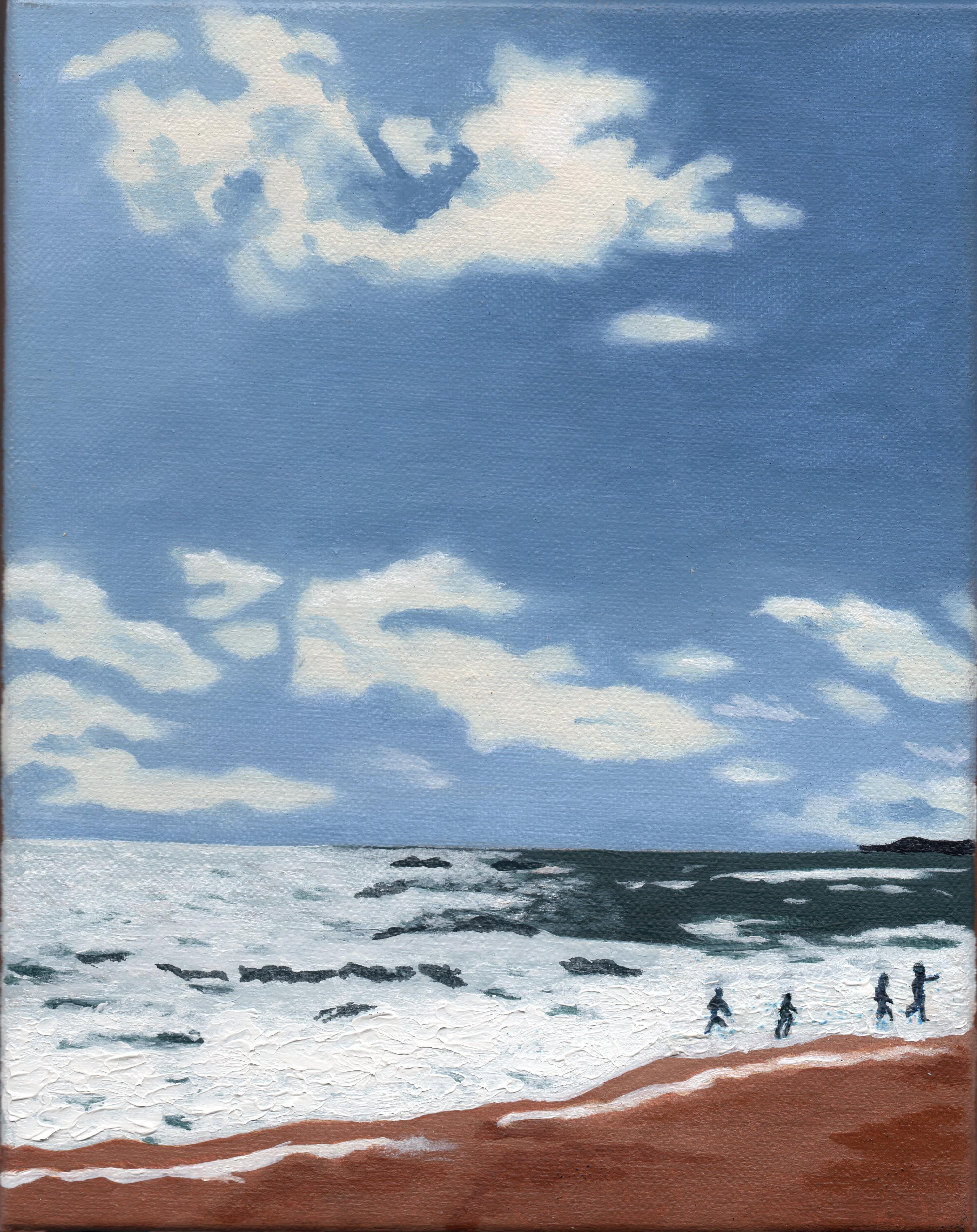 Outdoors Figurative Paintings