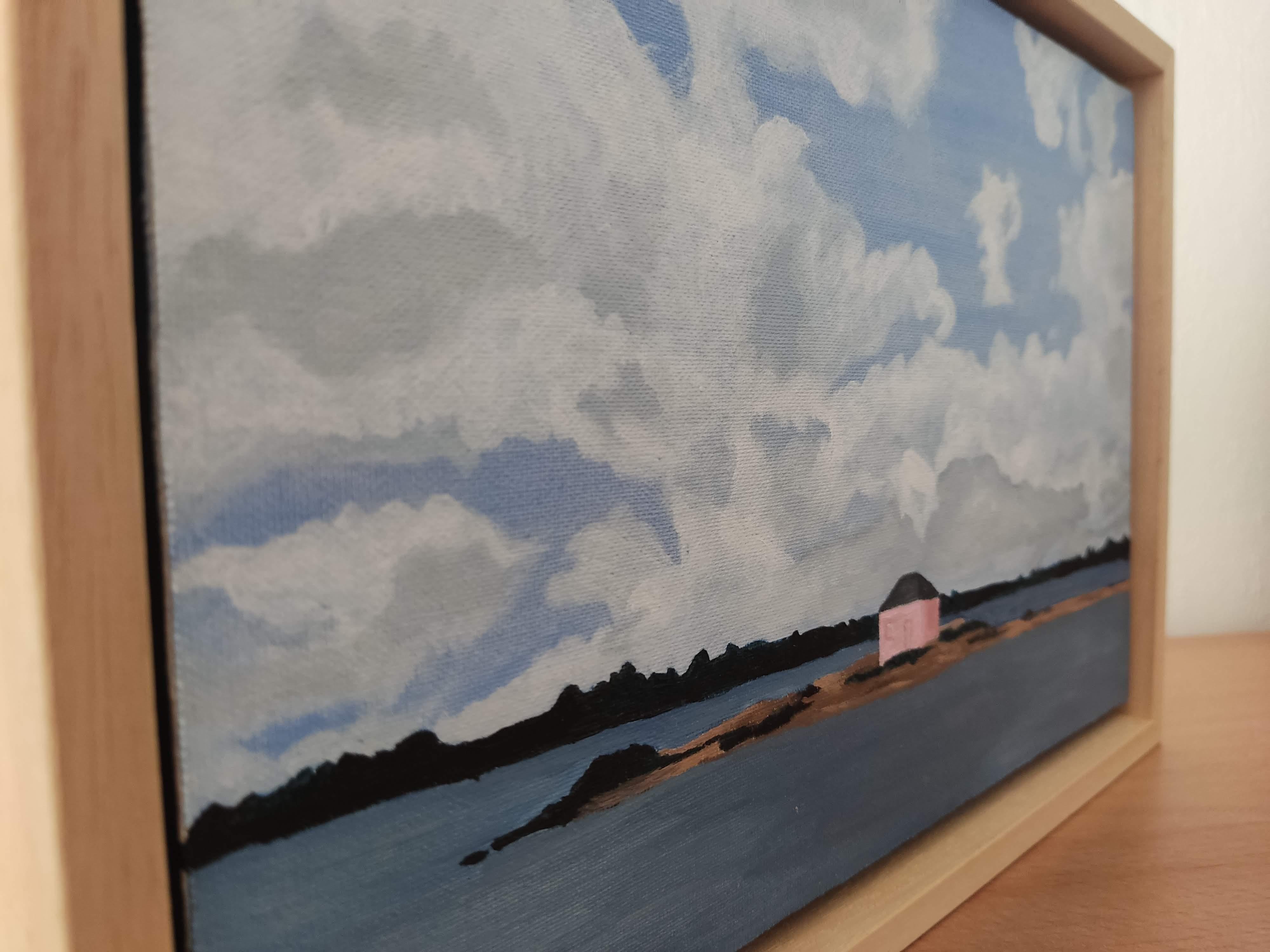 The Pink House - Landscape Painting, Seascape 5