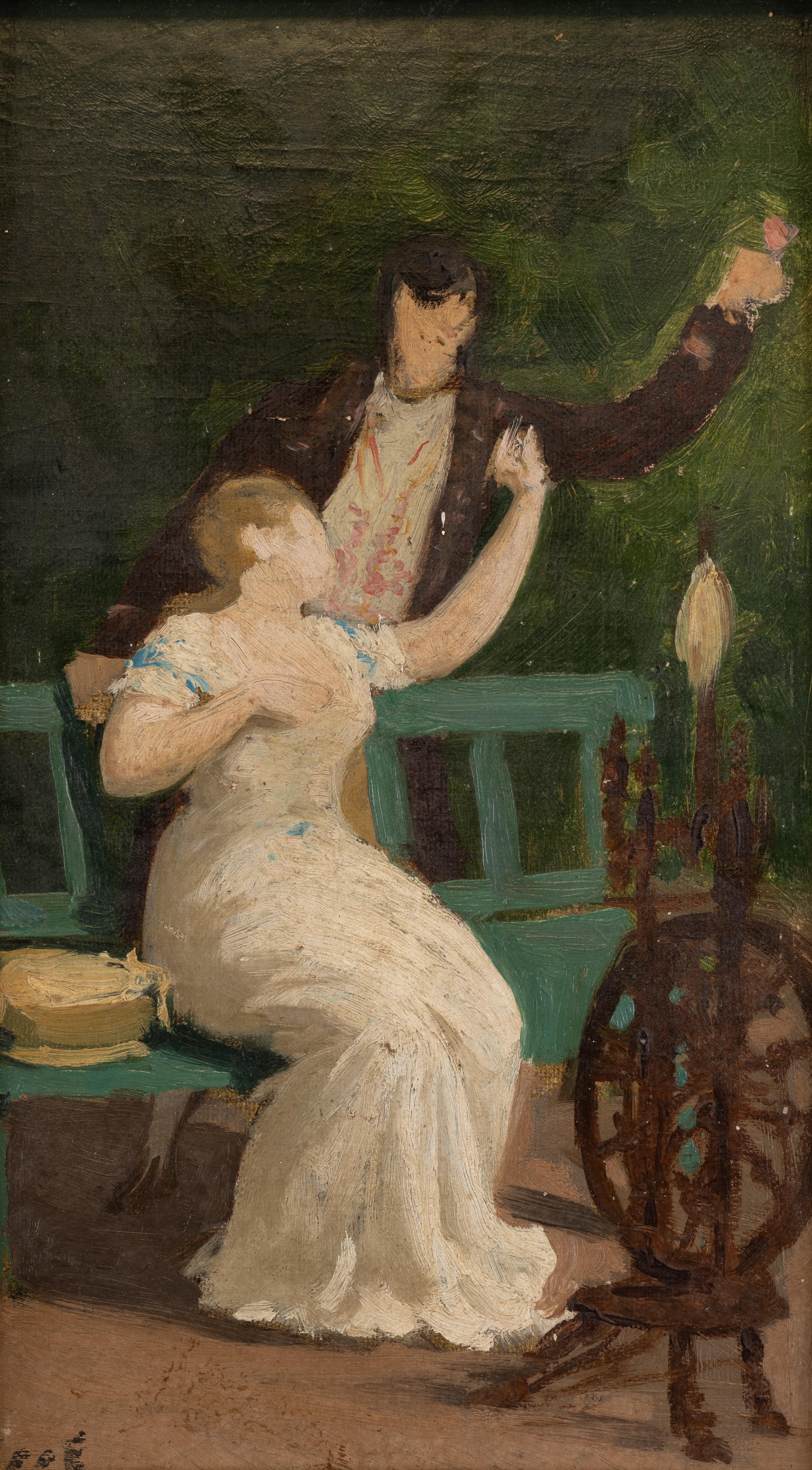 La ruota che gira - Painting Impressionismo di Gabriel Spat