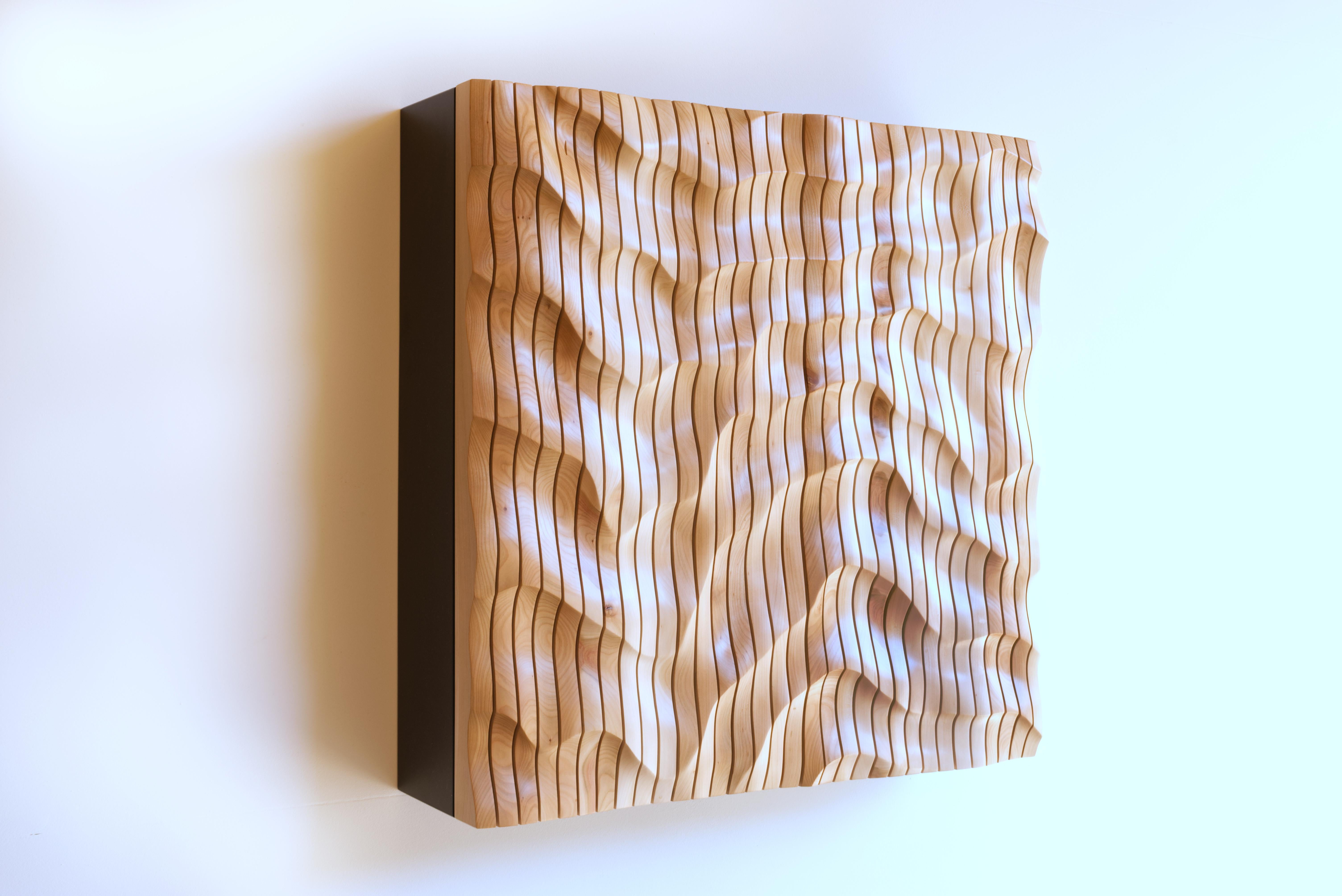 Gabriel Tarmassi Abstract Sculpture - Cabinet for a dreamer (sculptural furniture cabinet wood sculpture abstract orga