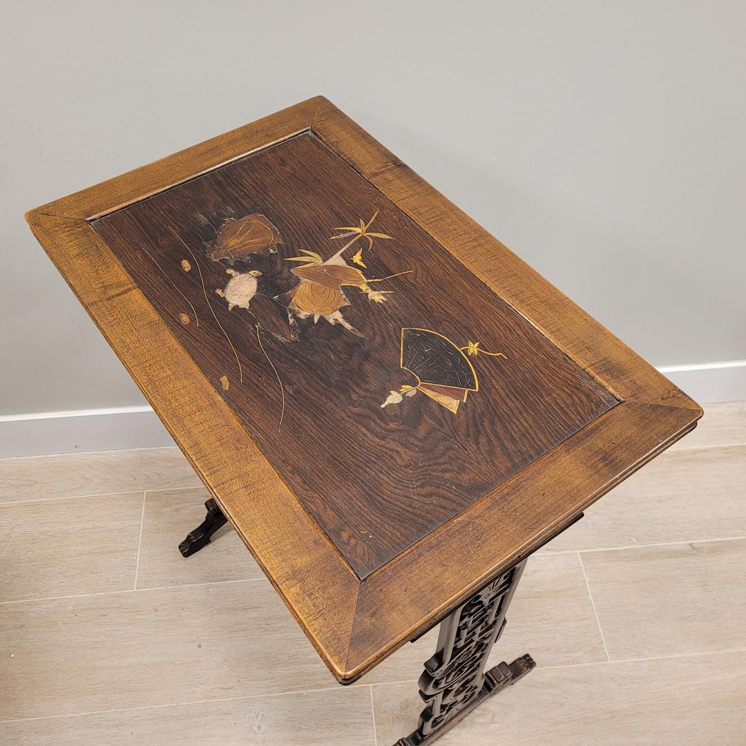 Gabriel Viardot  French Nest of 4 tables japanese  Art Nouveau 7