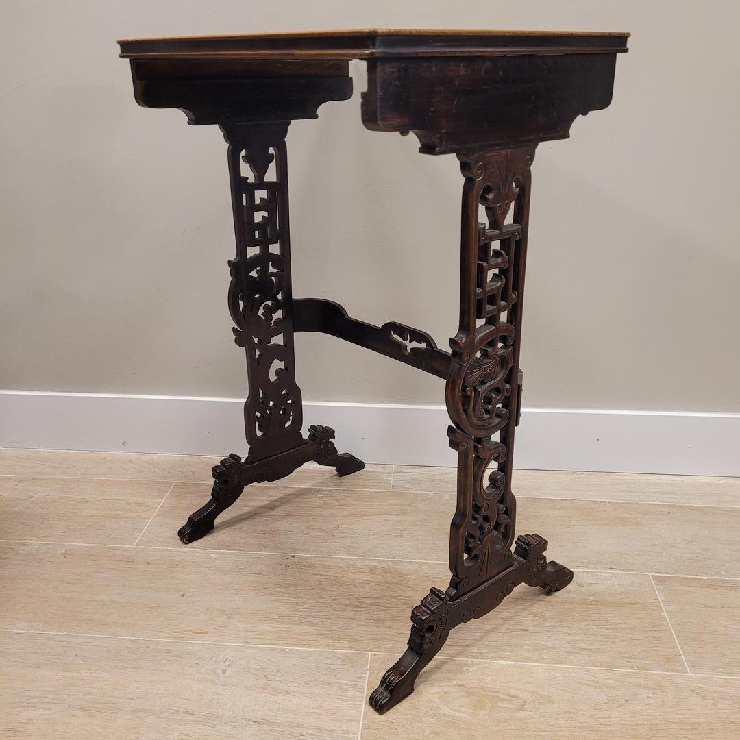Gabriel Viardot  French Nest of 4 tables japanese  Art Nouveau 11