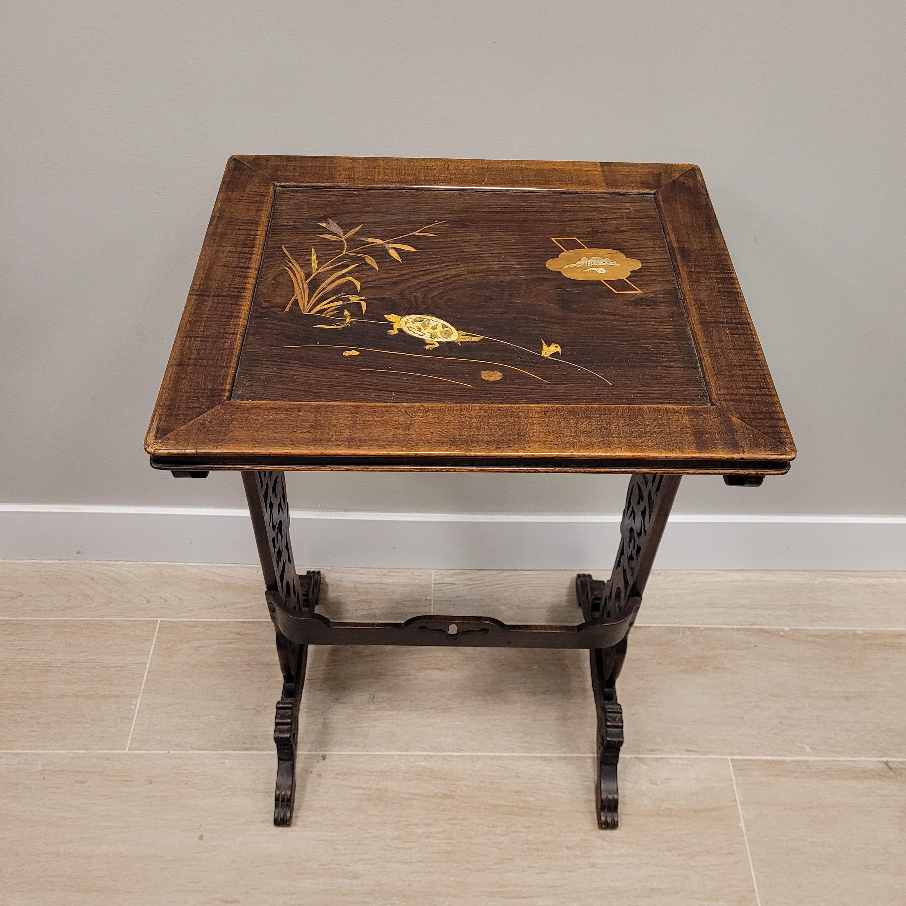 Gabriel Viardot  Ensemble de 4 tables japonaises  Art nouveau en vente 11