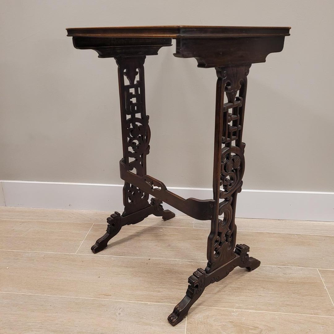 Gabriel Viardot  French Nest of 4 tables japanese  Art Nouveau 14