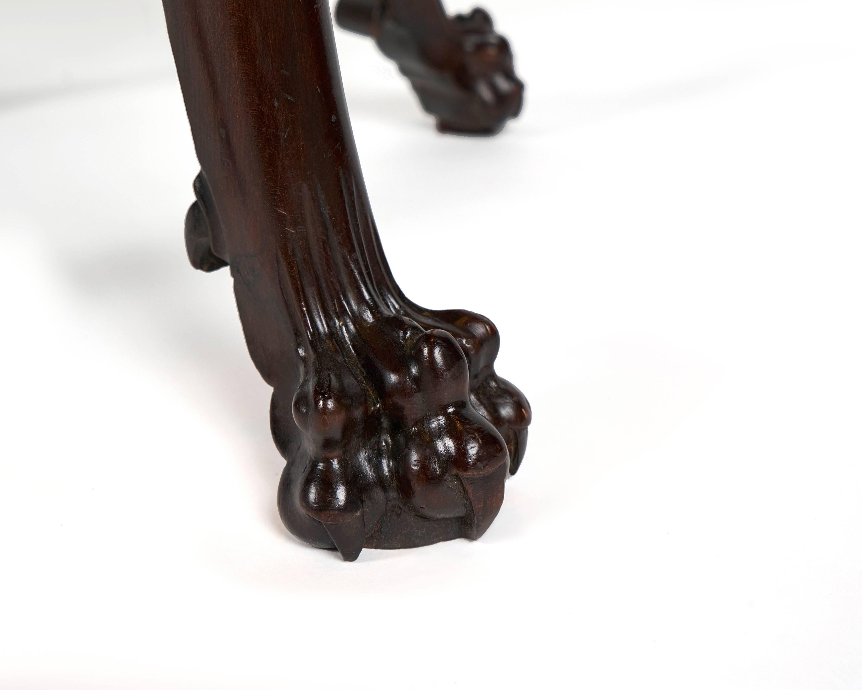 Carved Gabriel Viardot, Pair of Chinoiserie Mahogany and Gilt Pedestals, France, 1870