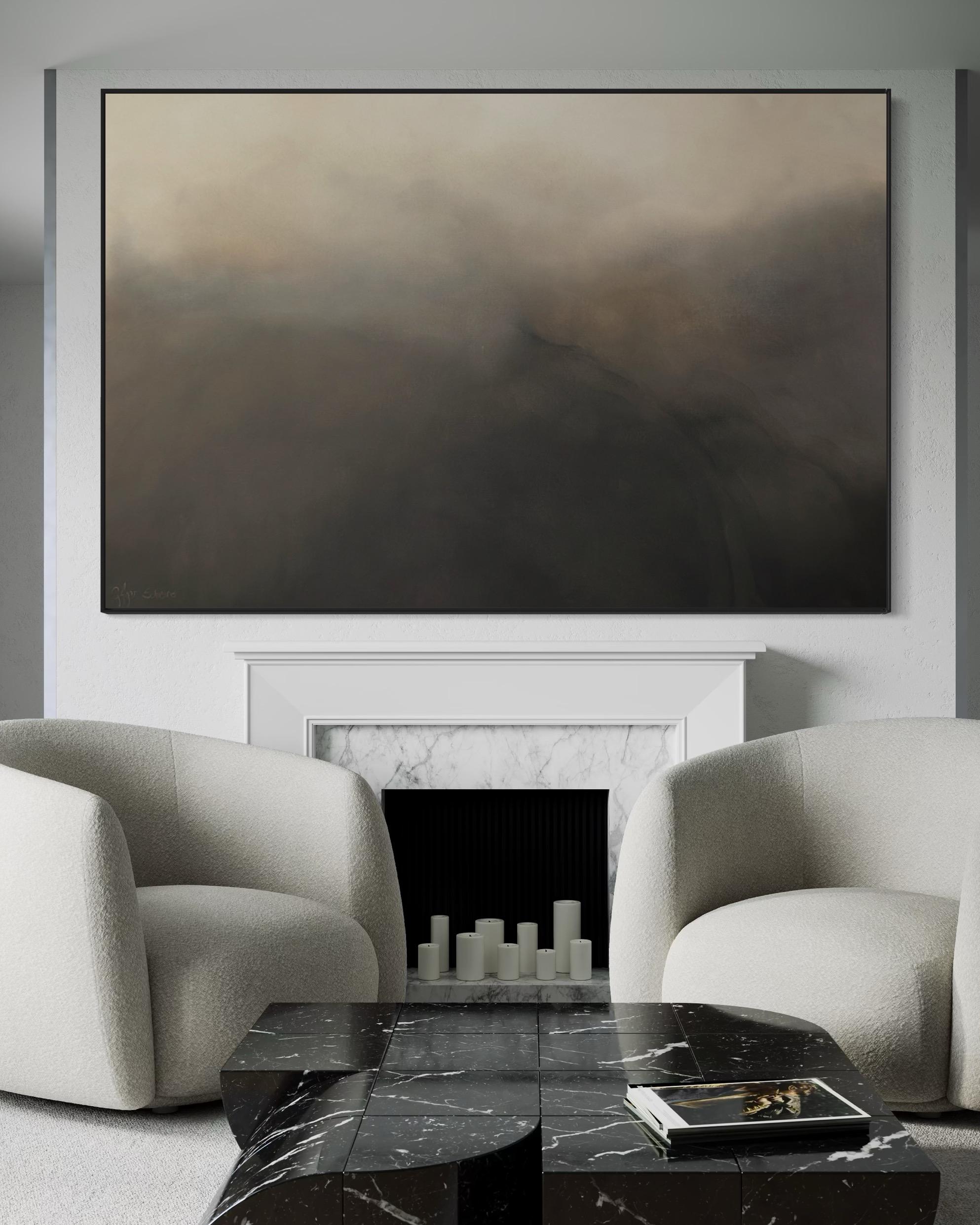A Breath Away by Gabriela Azar Schreiner. Contemporary abstract Painting For Sale 1
