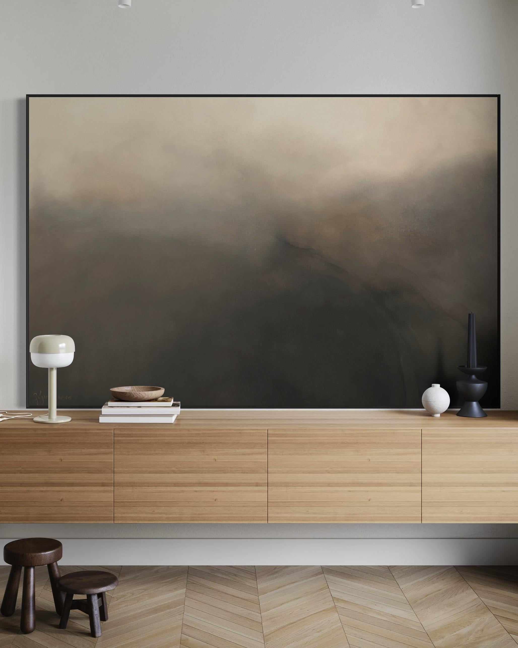 A Breath Away by Gabriela Azar Schreiner. Contemporary abstract Painting