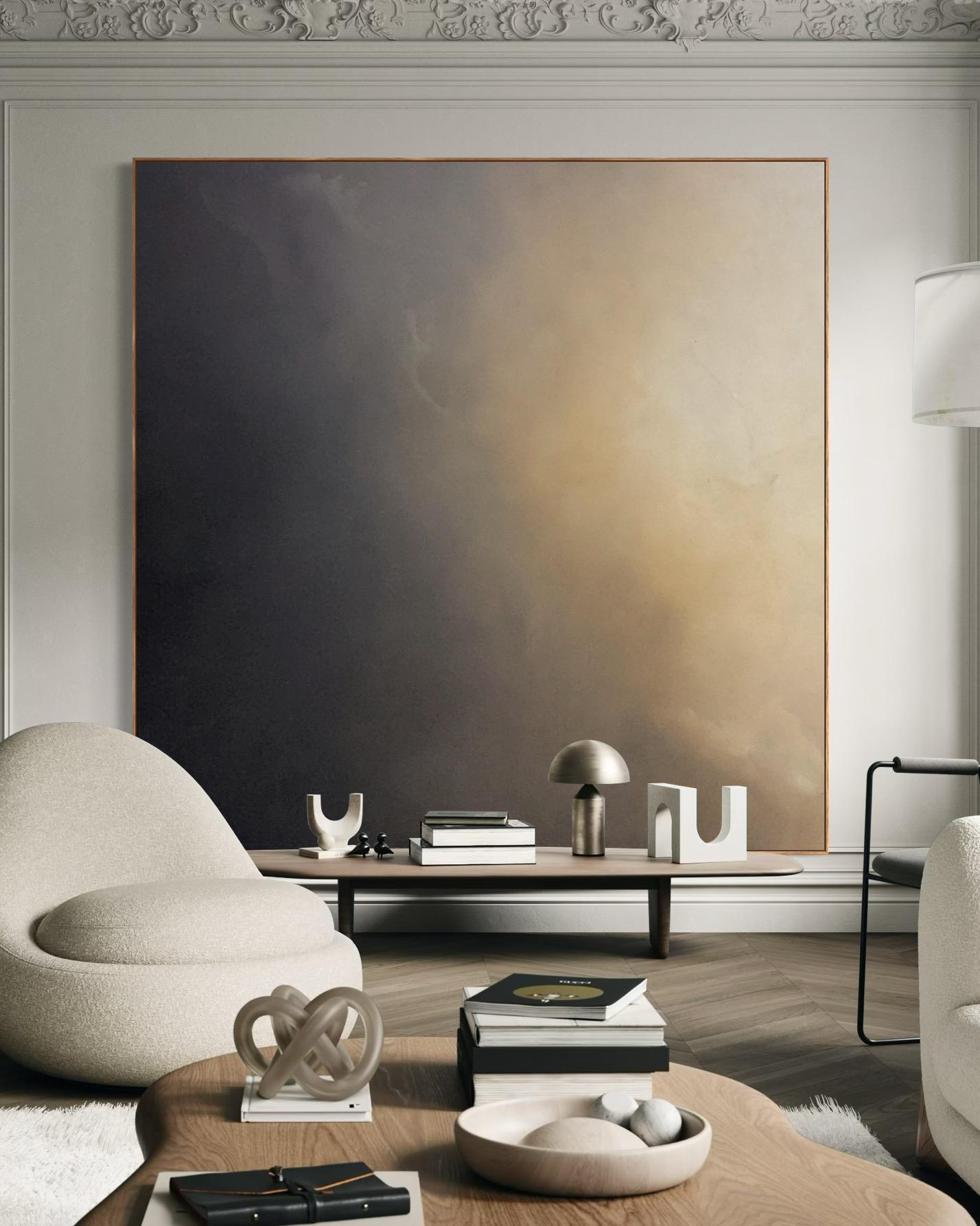 Astral Horizon by Gabriela Azar Schreiner. Contemporary abstract Painting For Sale 6
