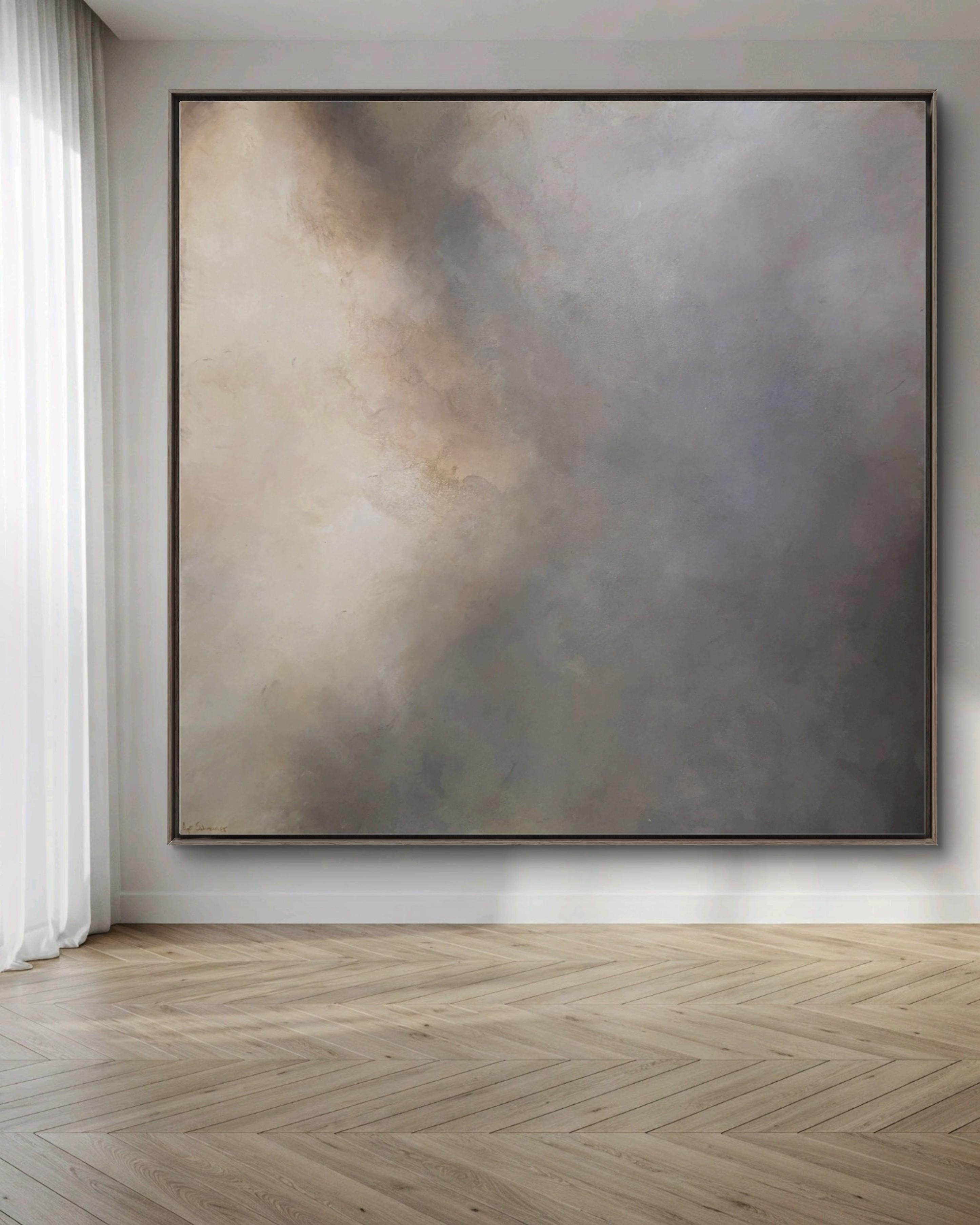 Autumn in the Air by Gabriela Azar Schreiner. Contemporary abstract Painting For Sale 1