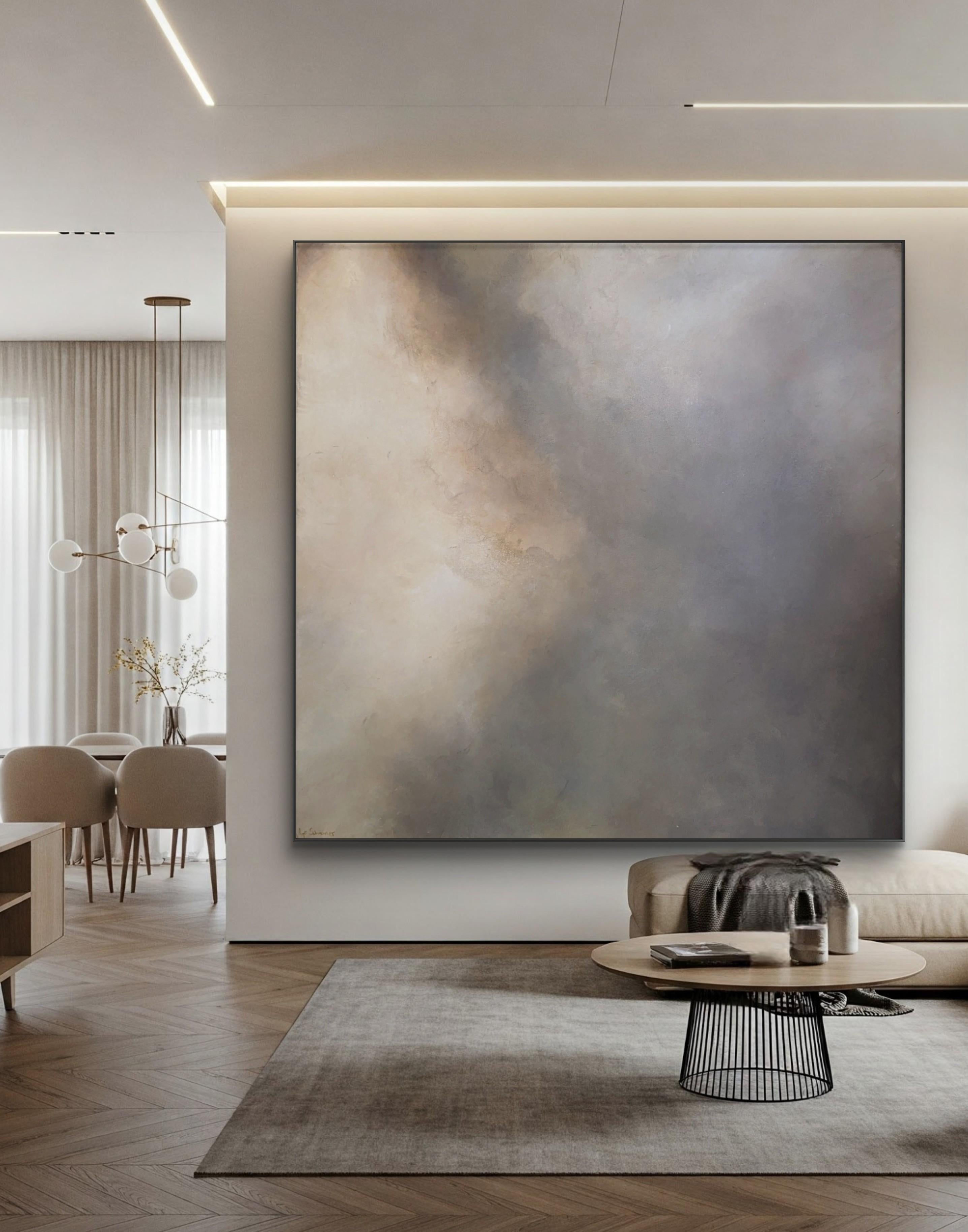 Autumn in the Air by Gabriela Azar Schreiner. Contemporary abstract Painting For Sale 2