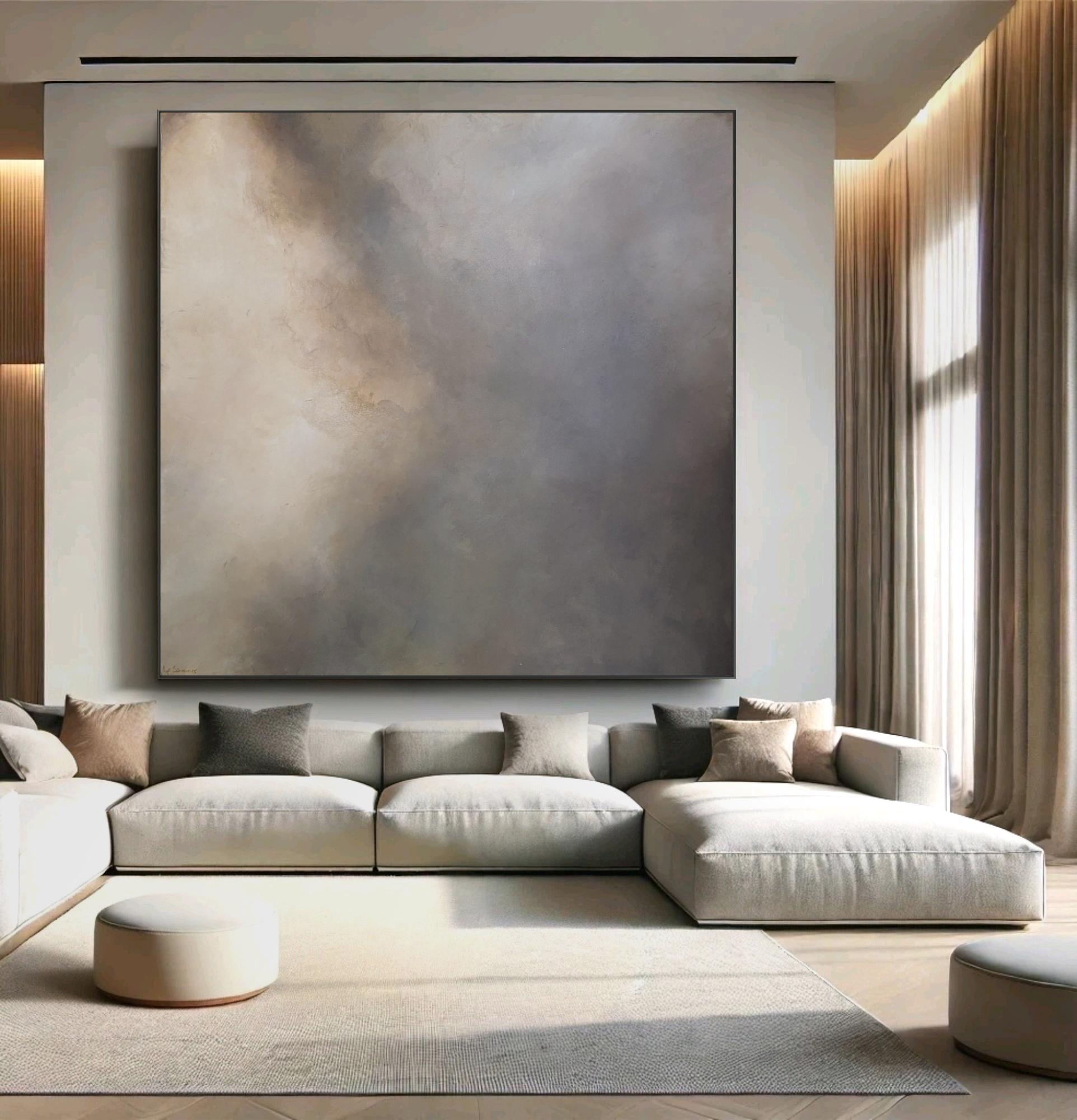 Autumn in the Air by Gabriela Azar Schreiner. Contemporary abstract Painting For Sale 4