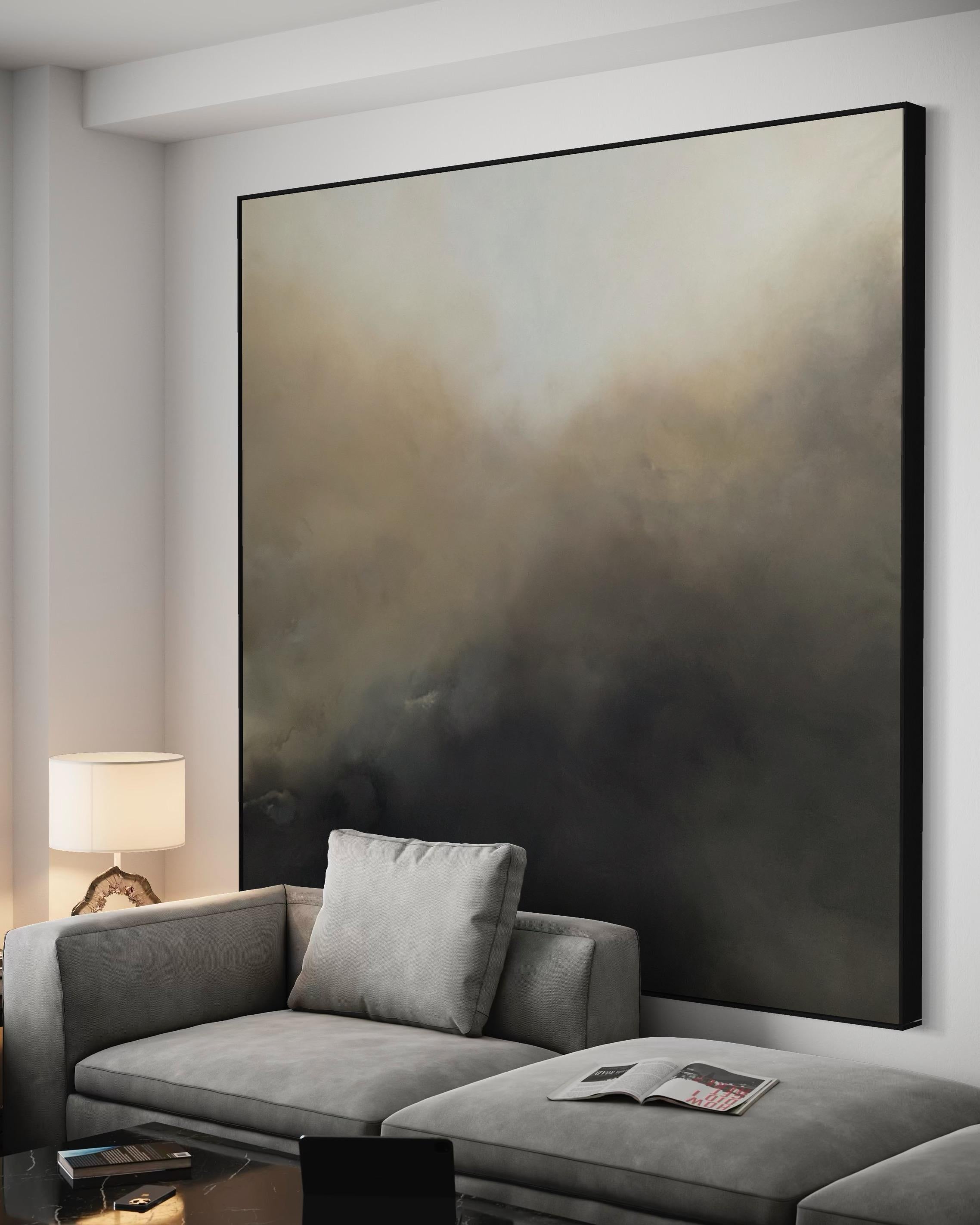 La calma risvegliata di Gabriela Azar Schreiner. Pittura astratta contemporanea in vendita 5