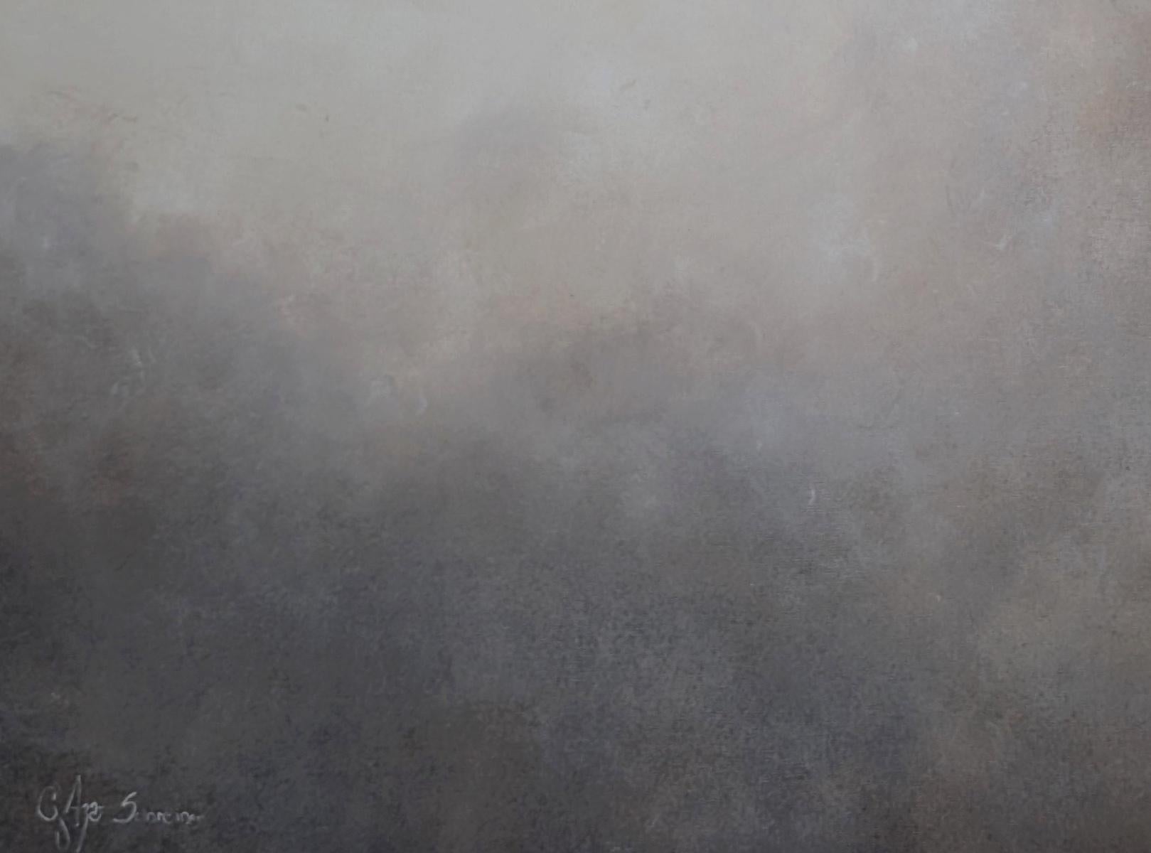 Au-delà du silence par Gabriela Azar Schreiner. Peinture abstraite contemporaine en vente 3