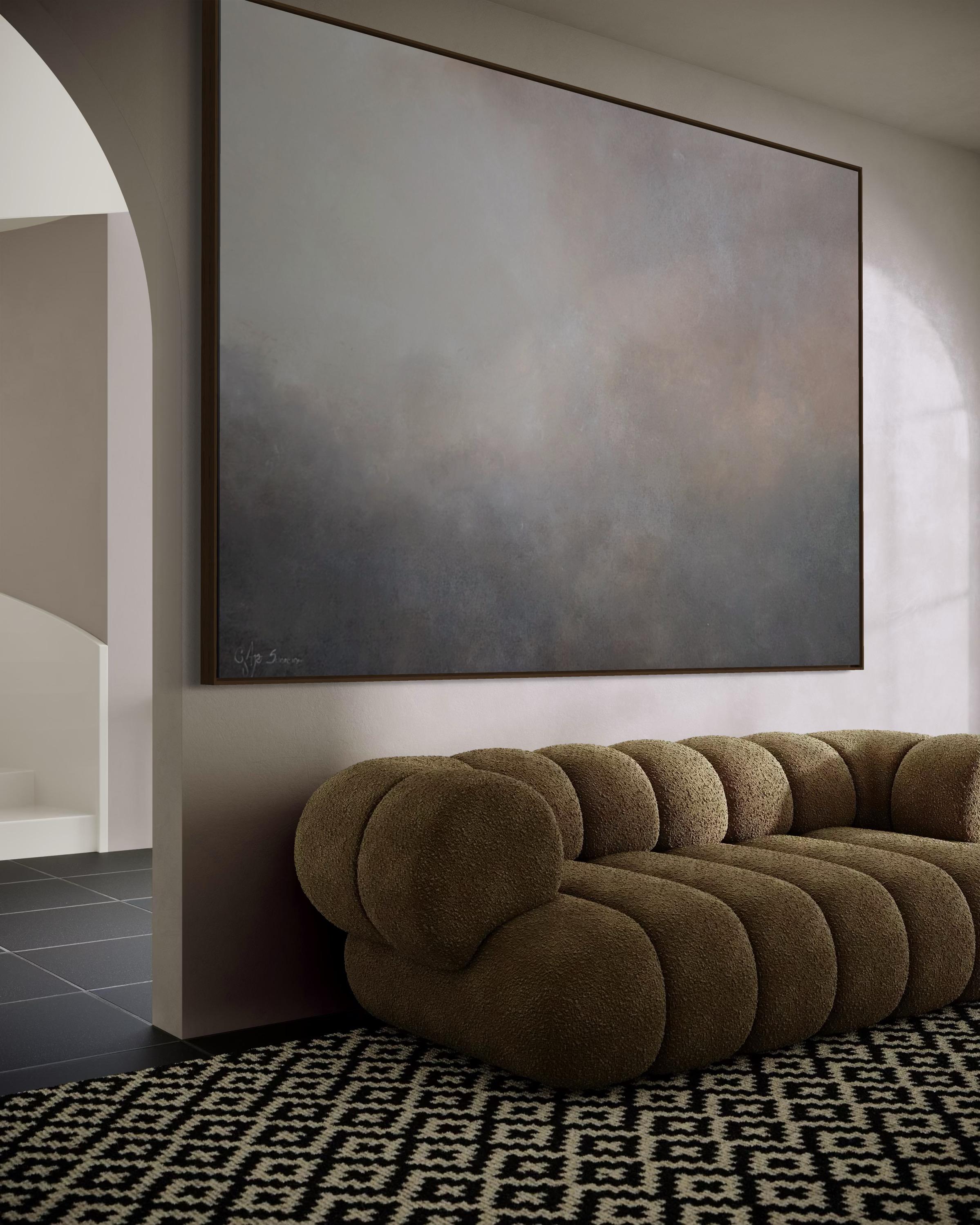Au-delà du silence par Gabriela Azar Schreiner. Peinture abstraite contemporaine en vente 6