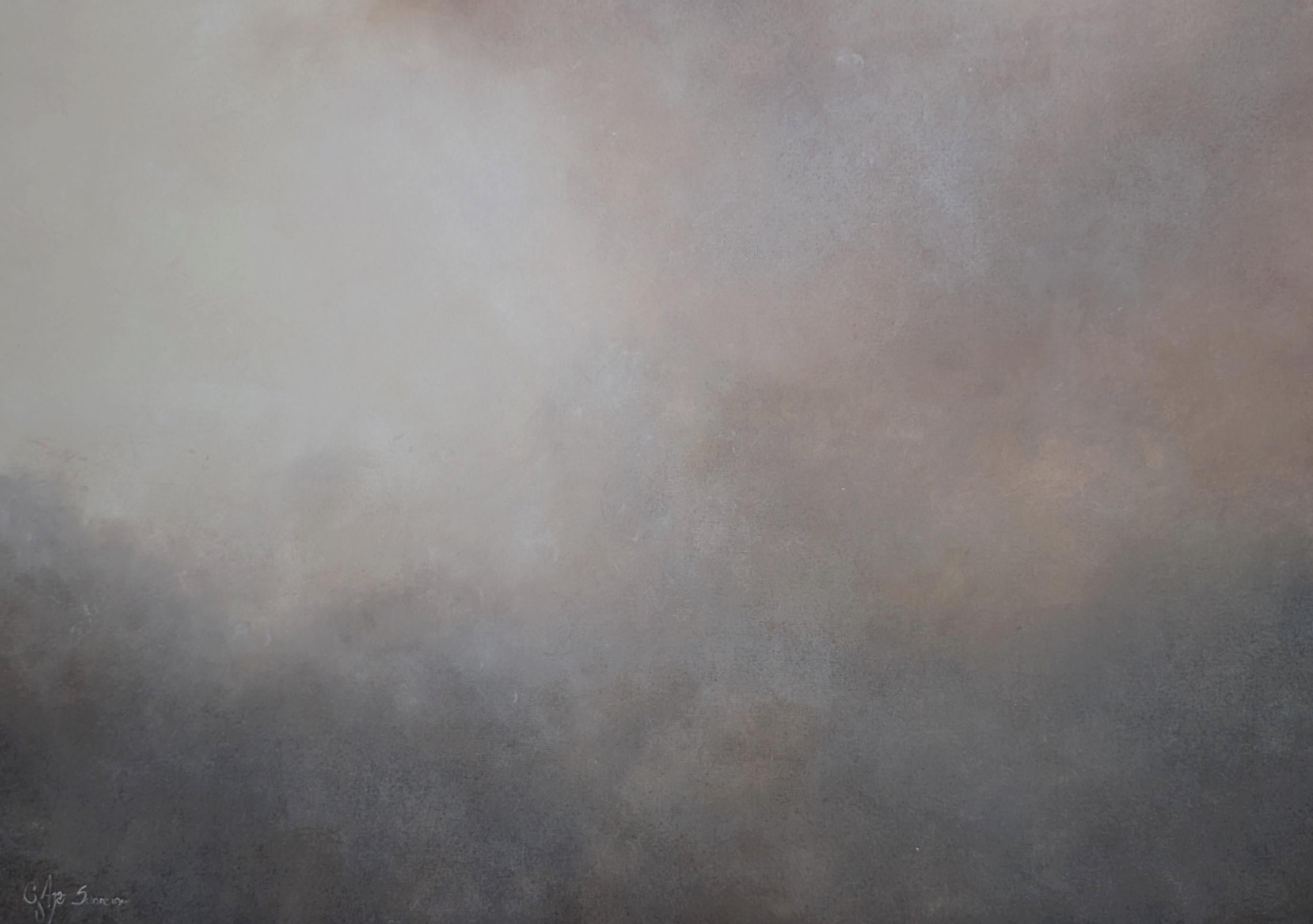 Au-delà du silence par Gabriela Azar Schreiner. Peinture abstraite contemporaine en vente 8