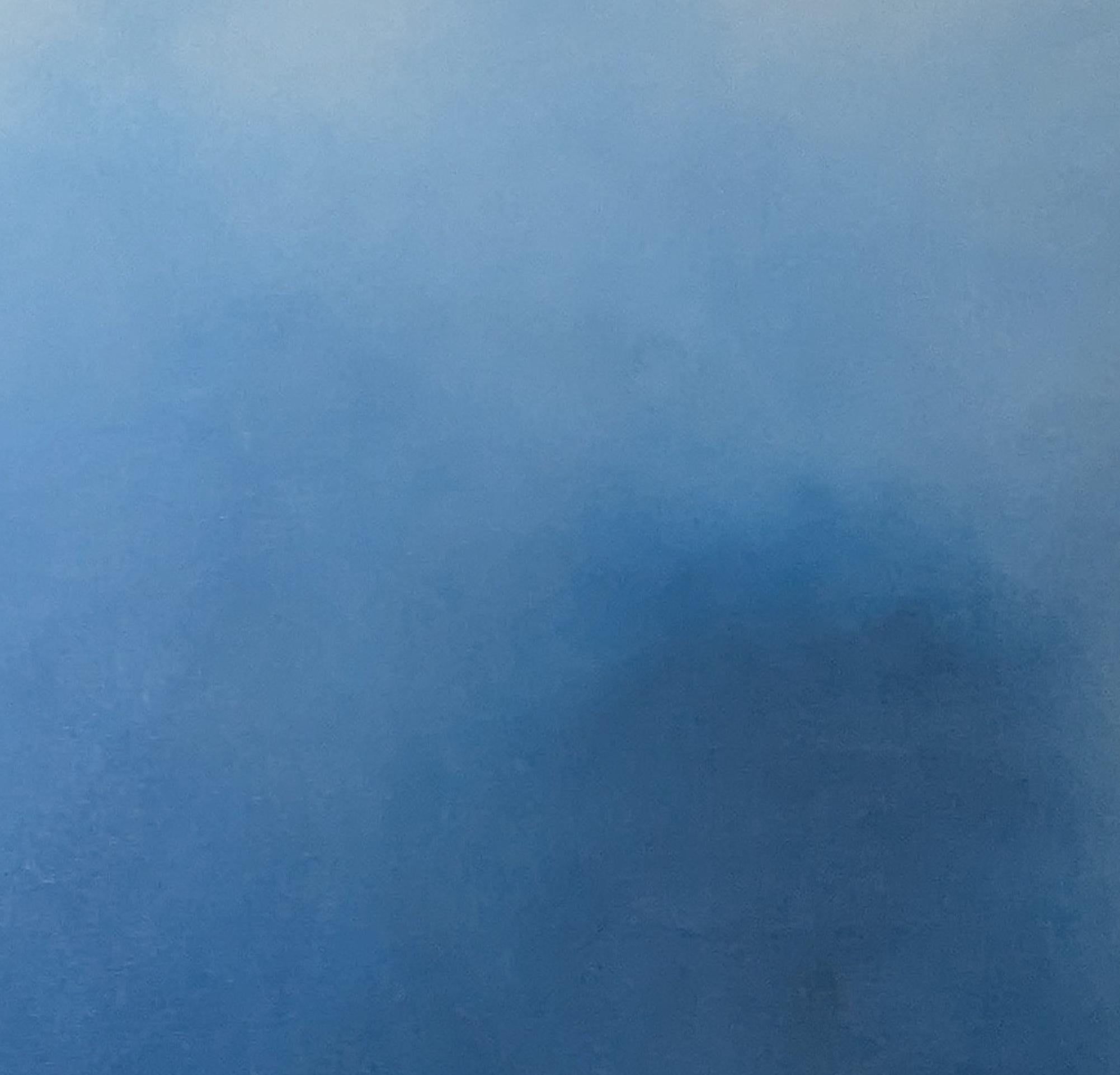 Beyond the Waves  by Gabriela Azar Schreiner. Contemporary abstract Painting For Sale 8