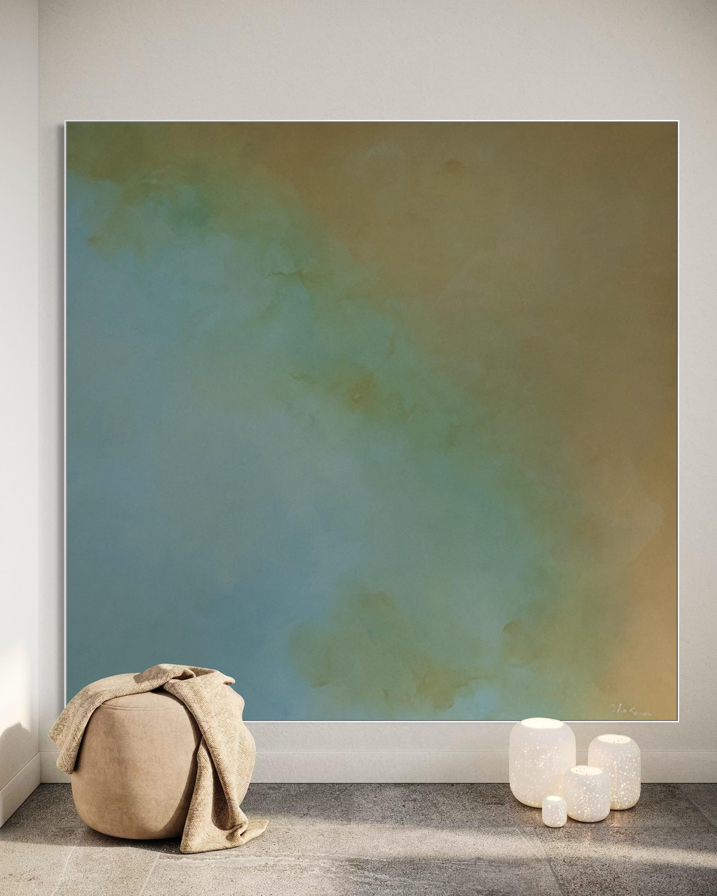 Celestia-Bucht   Gabriela Azar Schreiner. Zeitgenössische abstrakte Malerei im Angebot 1