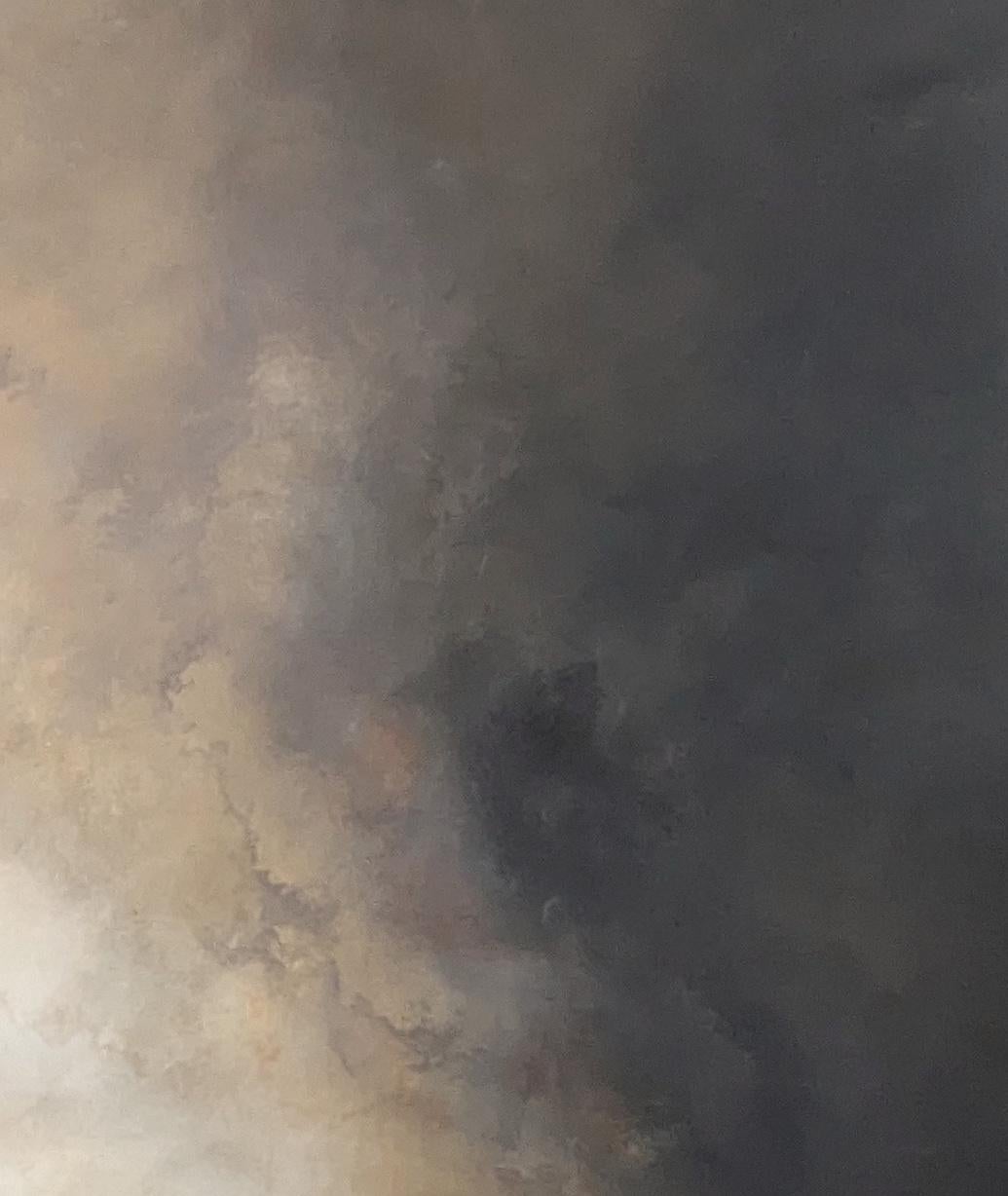 Cosmic Dusk by Gabriela Azar Schreiner. Contemporary abstract Painting For Sale 4
