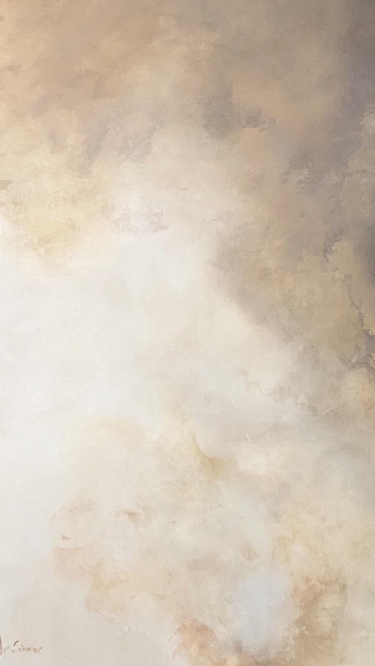 Cosmic Dusk by Gabriela Azar Schreiner. Contemporary abstract Painting For Sale 5