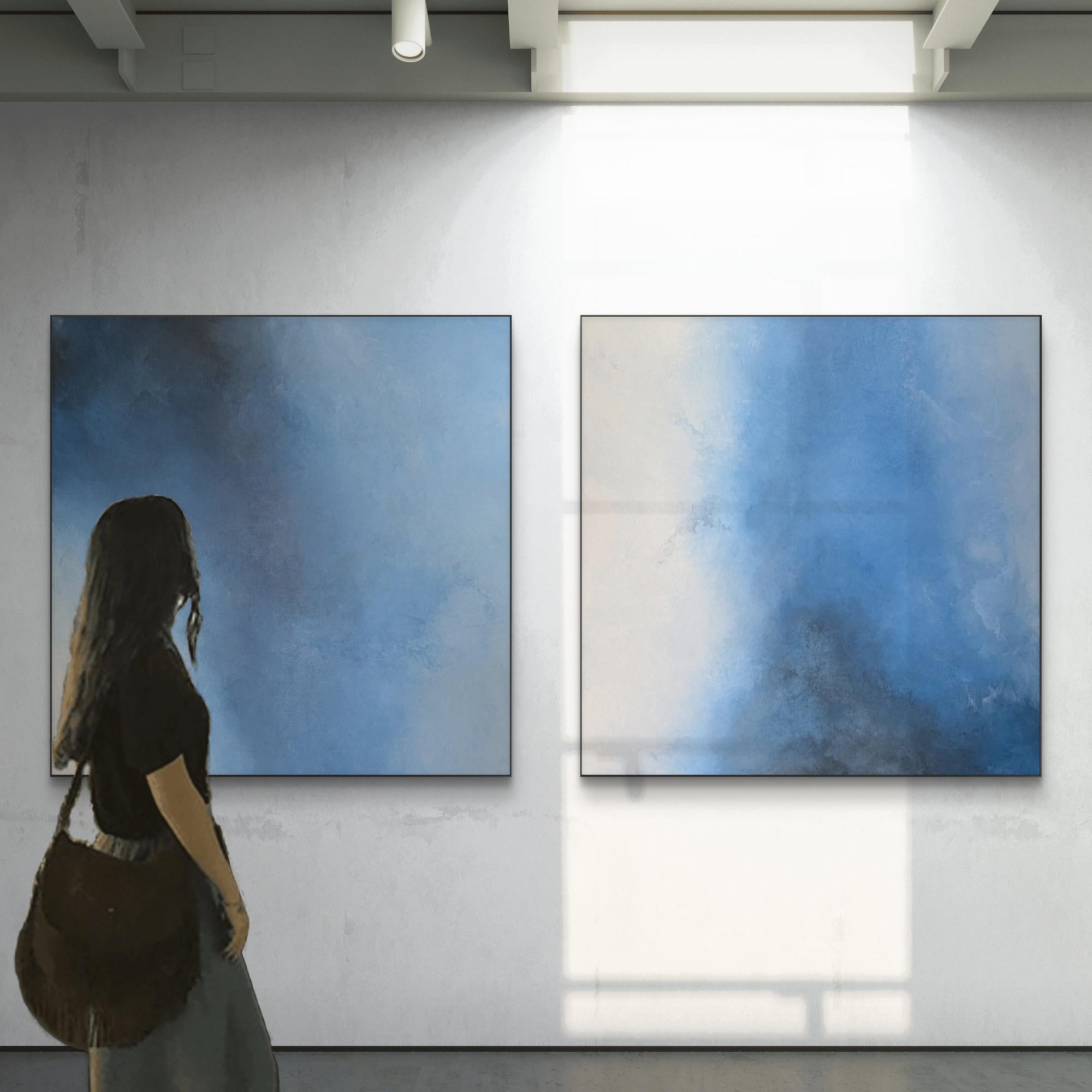 Dervio by Gabriela Azar Schreiner. Contemporary abstract Painting For Sale 2